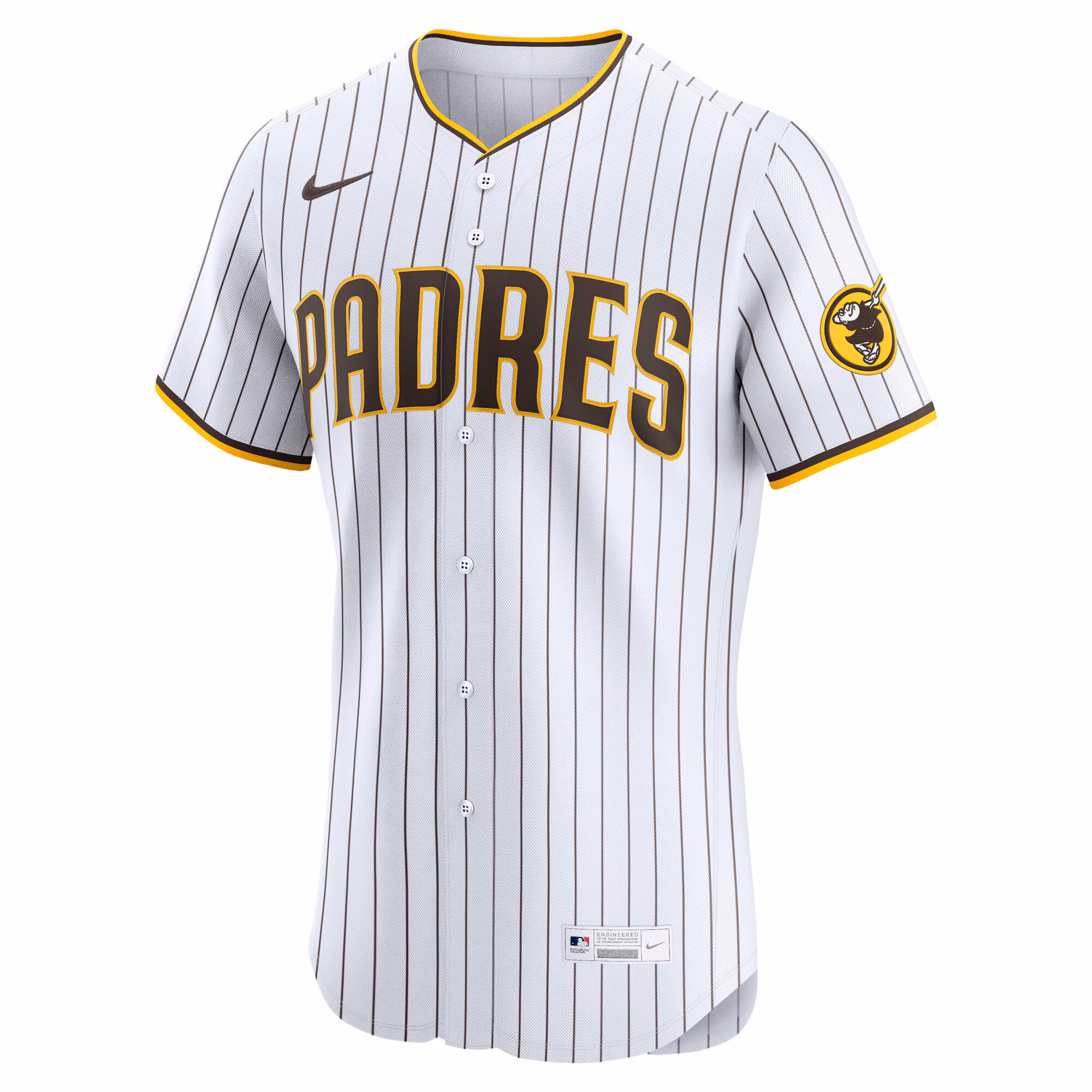 San Diego Padres Nike Home Elite Jersey - White