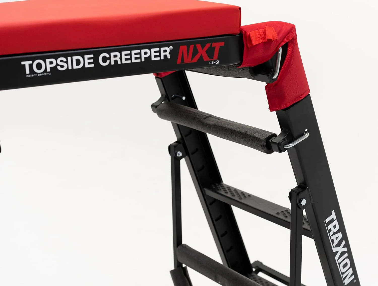 Traxion 3-200 NXT Foldable Topside Engine Creeper, Black