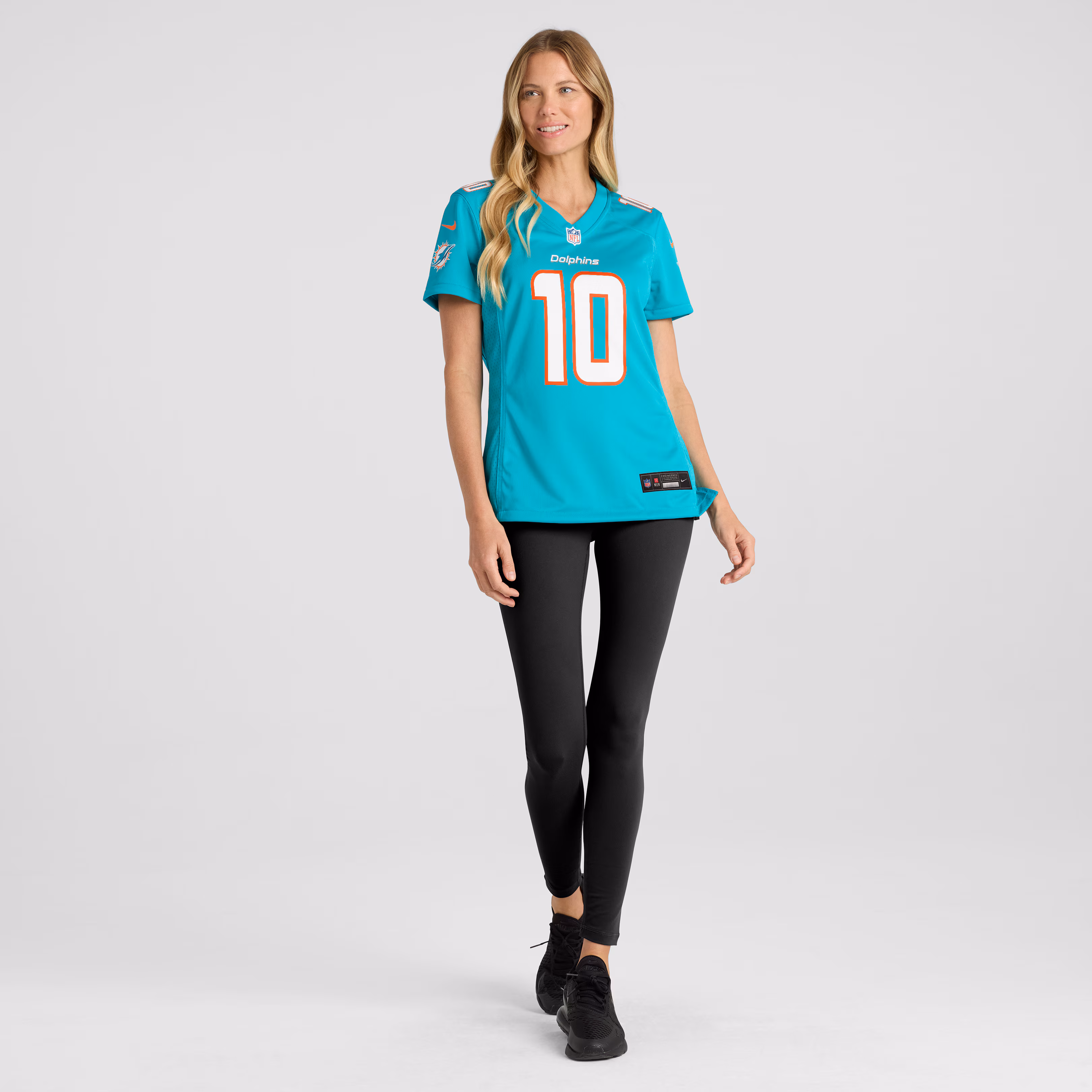 Jacob Rodriguez Miami Dolphins Nike Women's Team Game Jersey - Aqua
