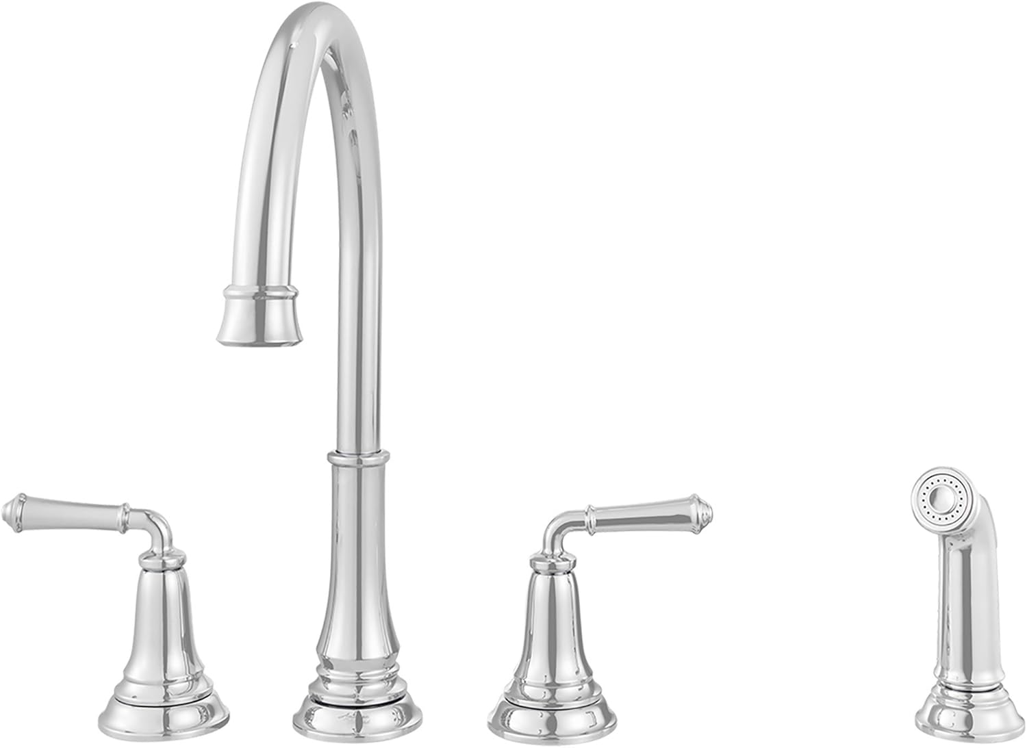 American Standard 4279701.002 Delancey Widespread Kitchen Faucet, Polished Chrome