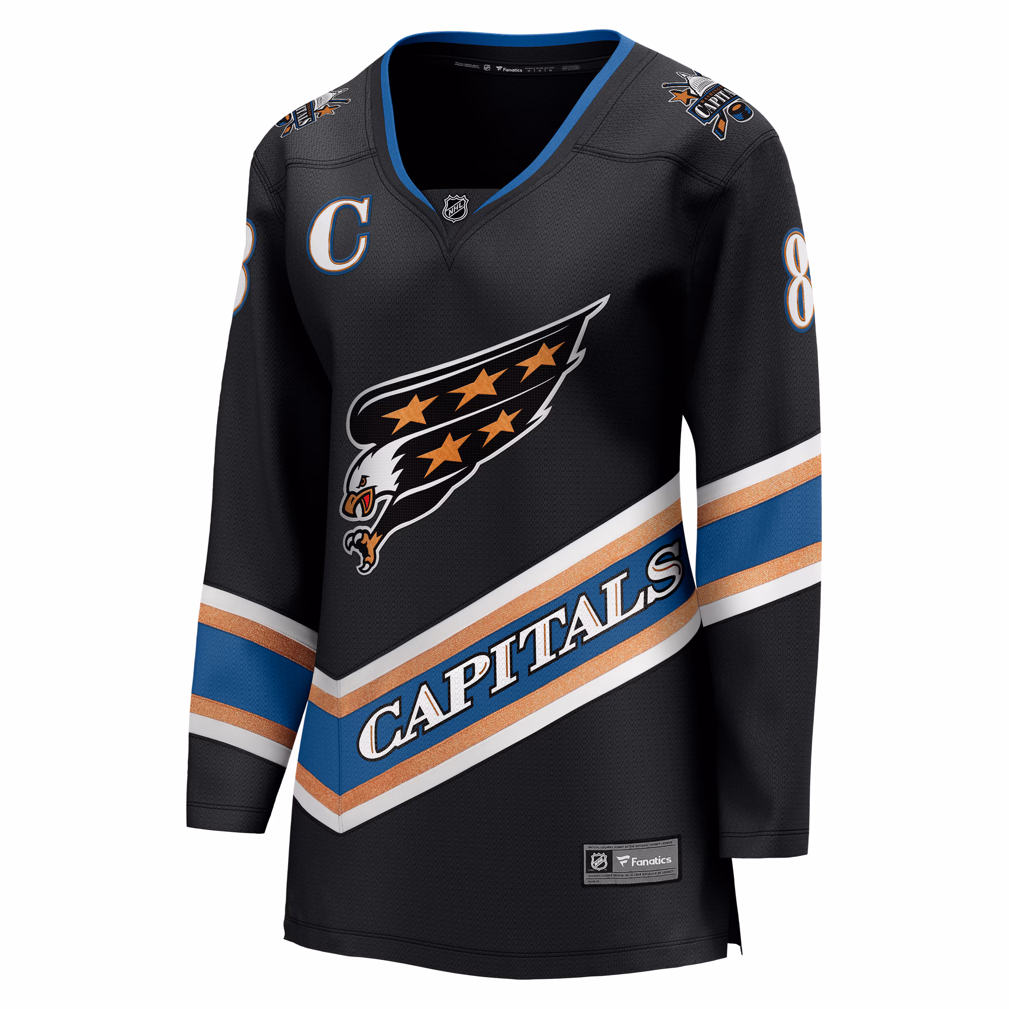 Alexander Ovechkin Washington Capitals Fanatics Women's 50th Anniversary Breakaway Jersey - Black