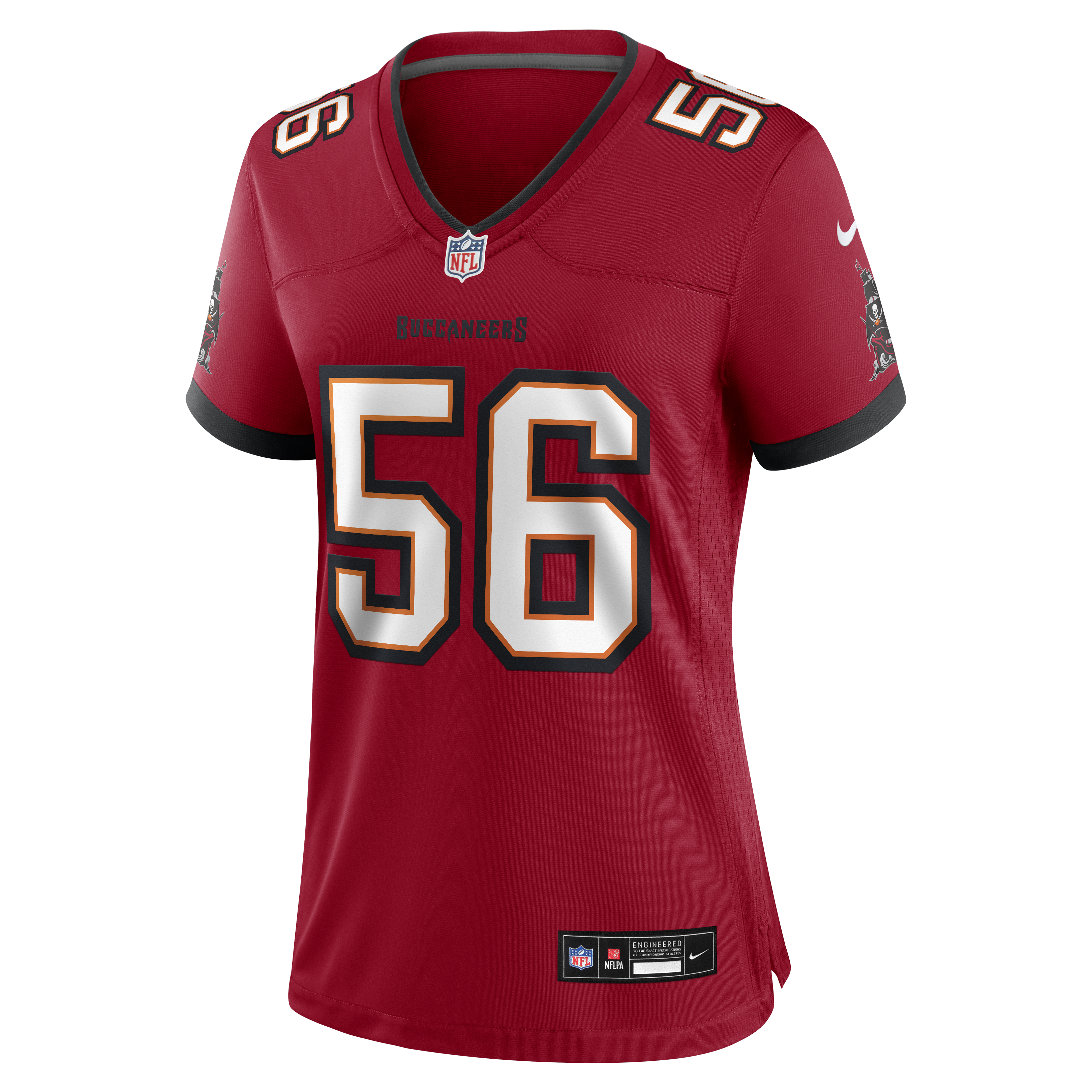 Benton Whitley Tampa Bay Buccaneers Nike Women's Team Game Jersey -  Red