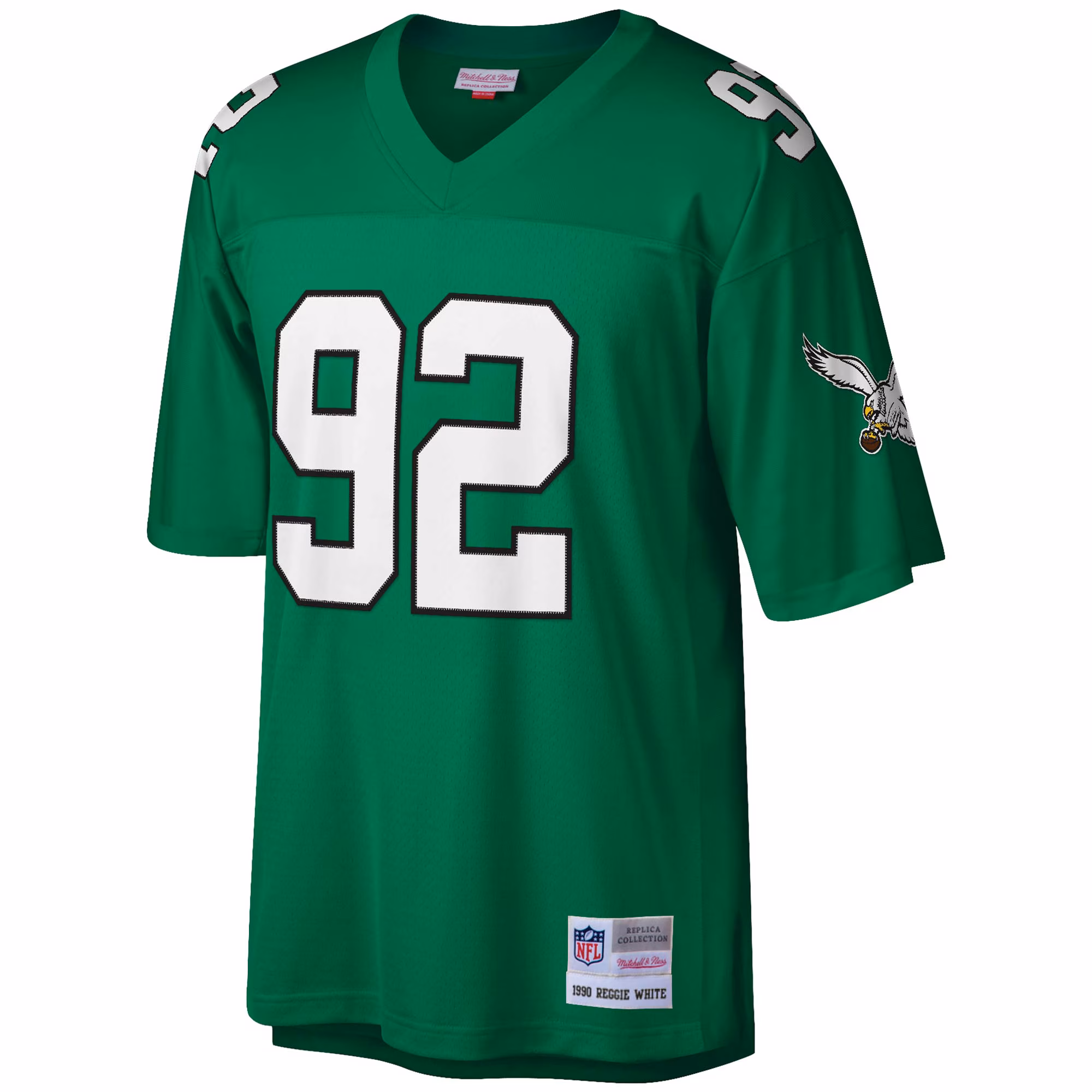Reggie White Philadelphia Eagles Mitchell & Ness Legacy Replica Jersey - Kelly Green