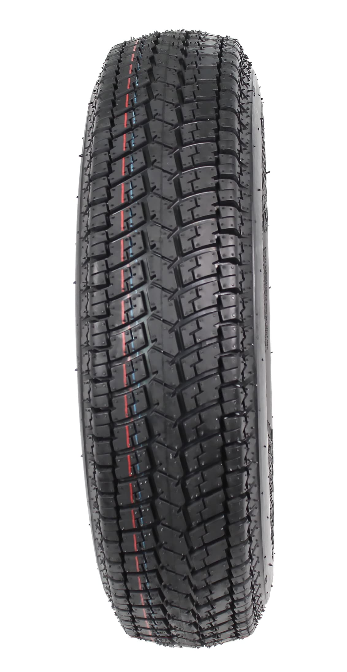 ECUSTOMRIM 2-Pack ST175/80D13 Trailer Tire Rims - Black Wheels