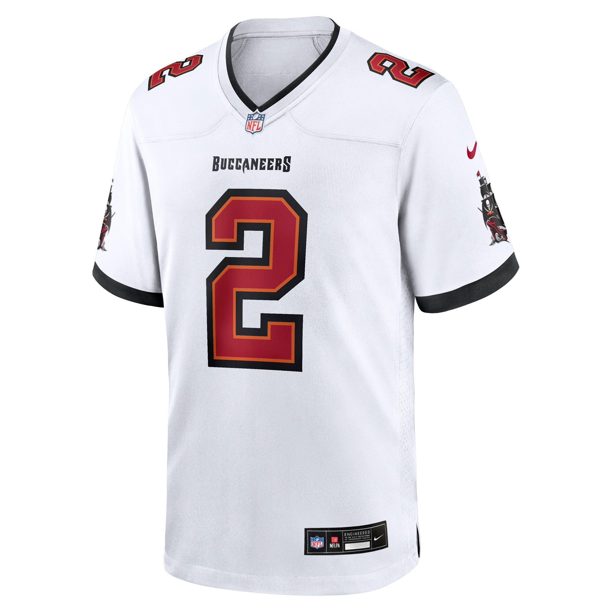 Emeka Egbuka  Tampa Bay Buccaneers Nike  Game Jersey -  White