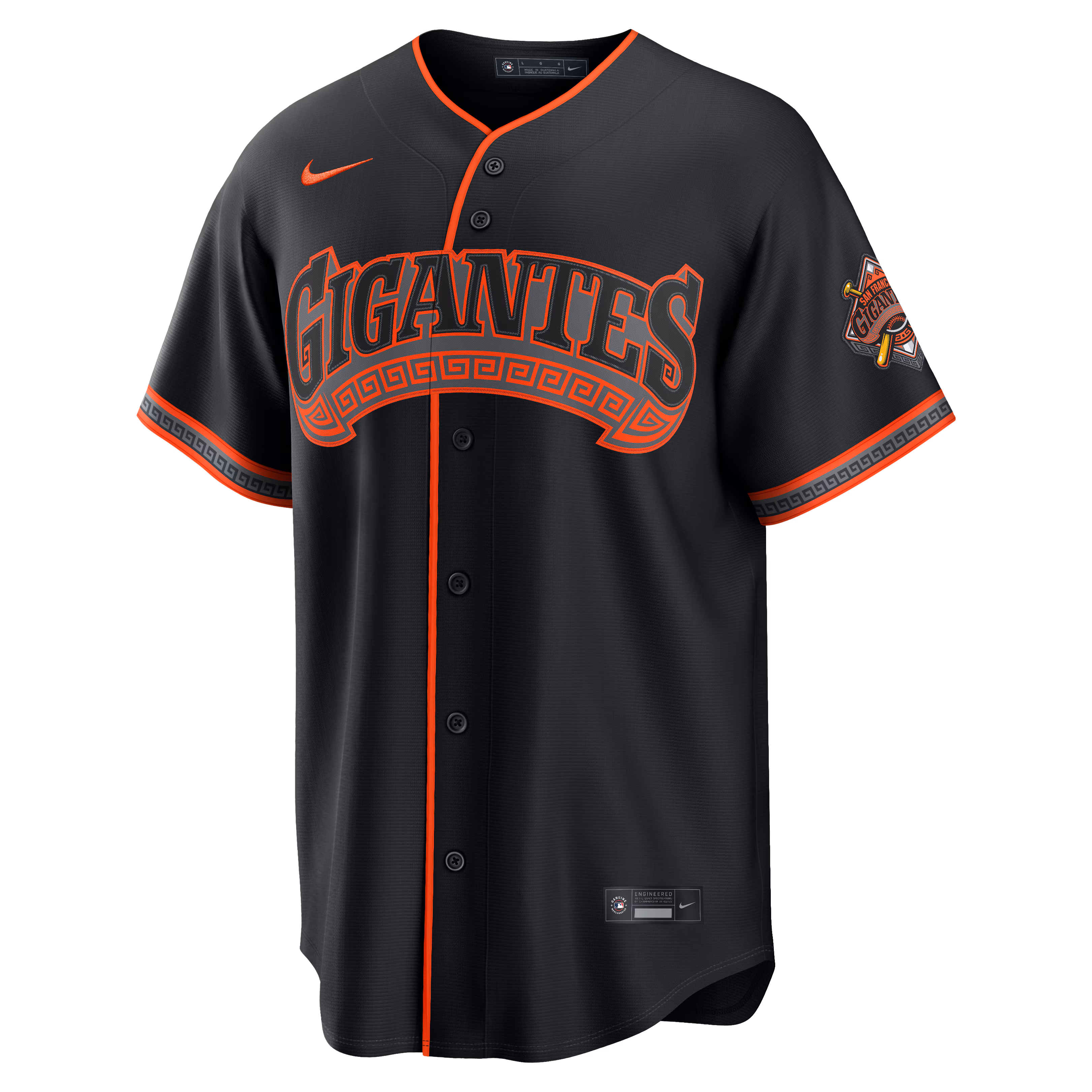Rafael Devers San Francisco Giants Nike Alternate Stadium Jersey - Black