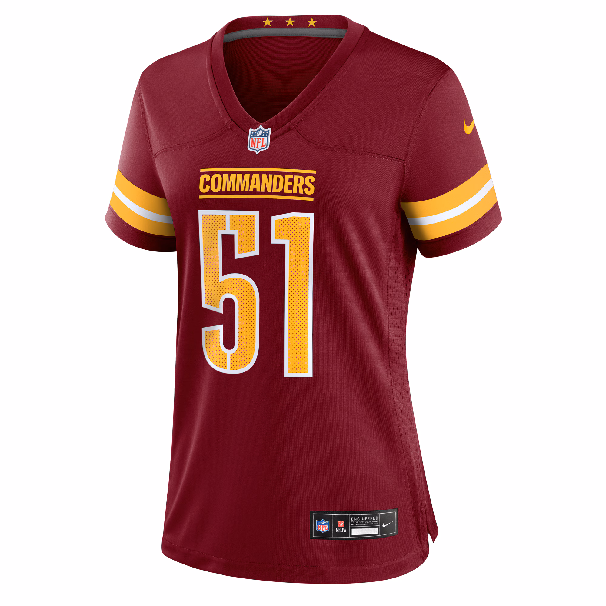 Ale Kaho Washington Commanders Nike Women's Team Game Jersey -  Burgundy