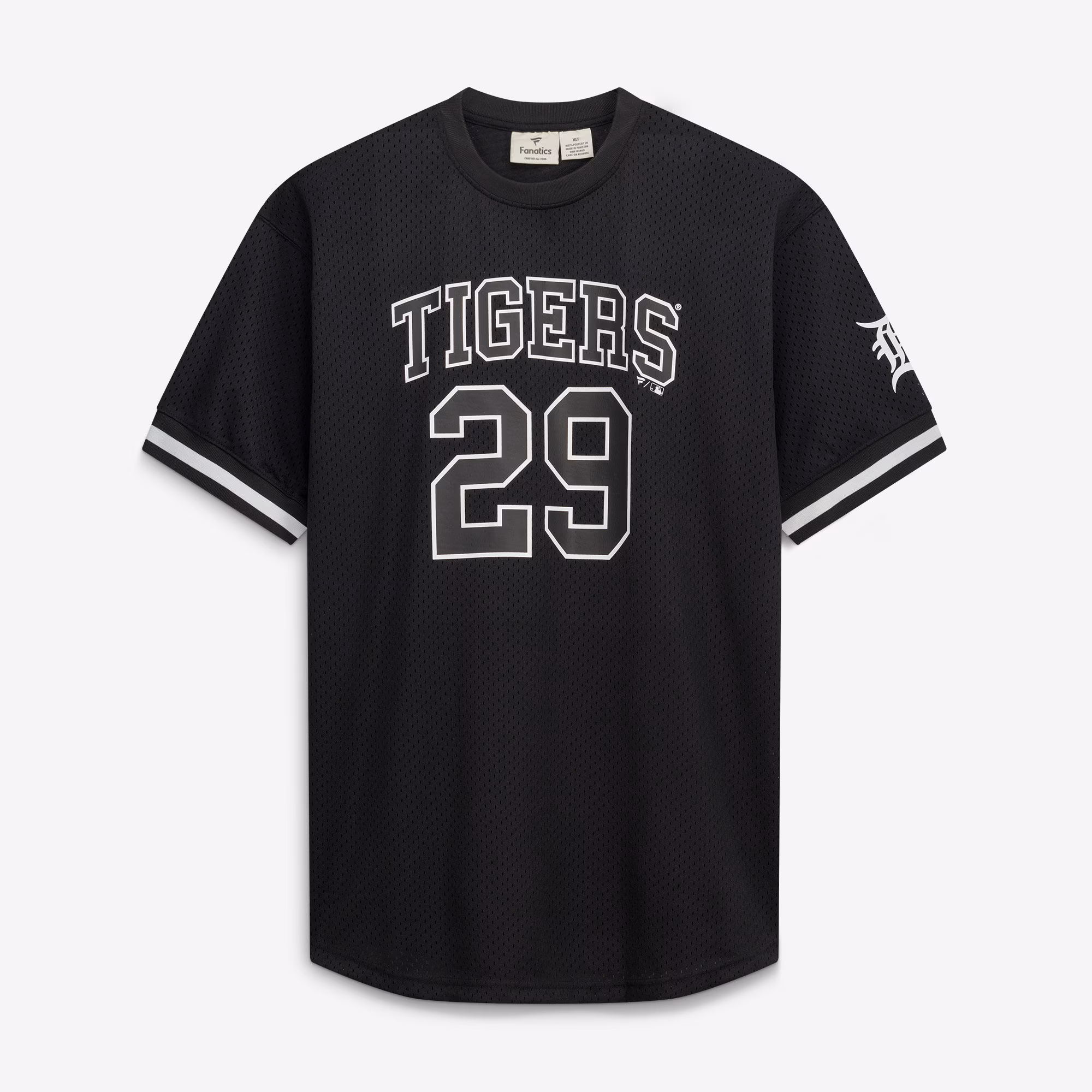 Tarik Skubal Detroit Tigers Fanatics Big & Tall Heavyweight Mesh Jersey - Black/White