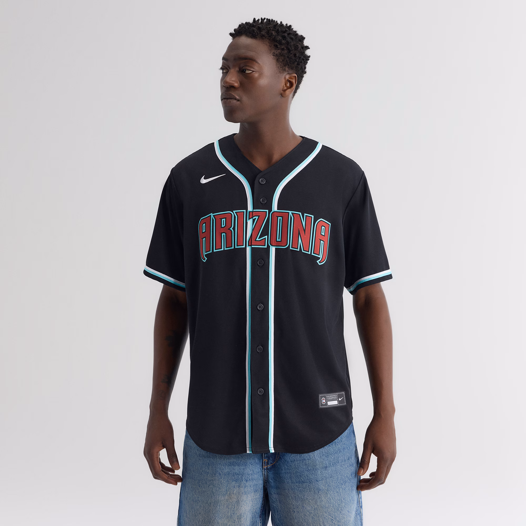 Arizona Diamondbacks Nike Fashion Replica Black Out Jersey
