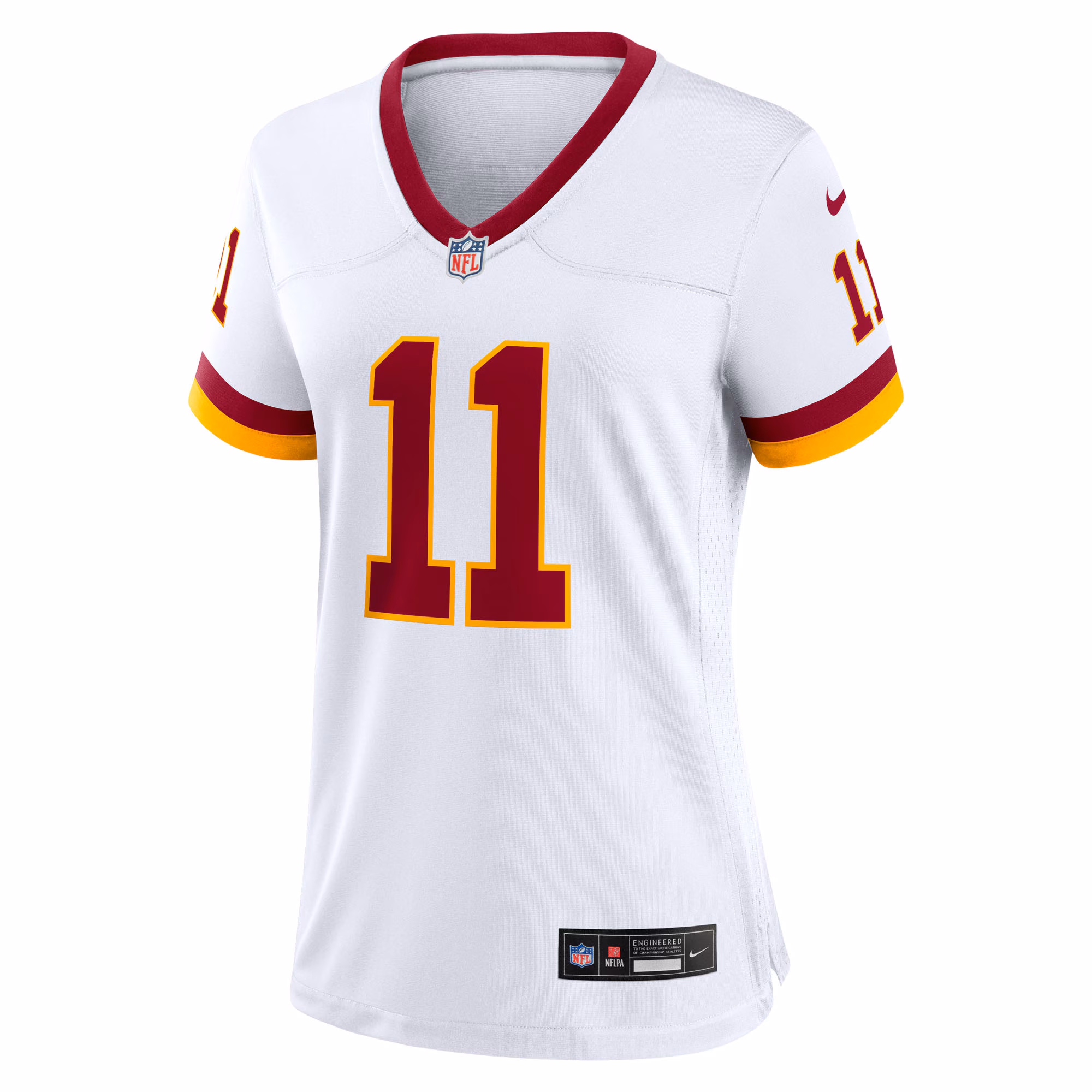 Luke McCaffrey Washington Commanders Nike Women's Game Super Bowl Era Jersey - White