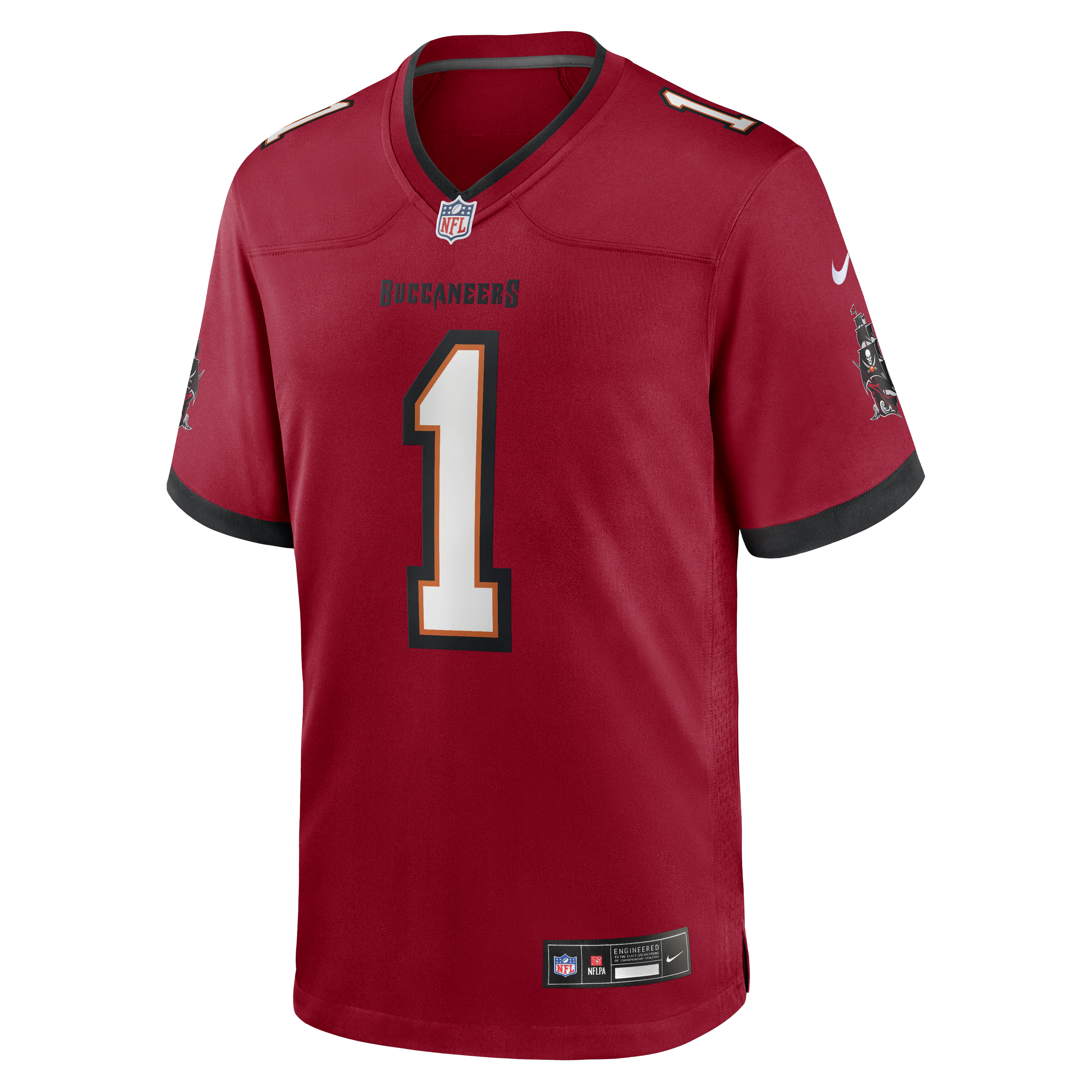 Number 1 Dad Tampa Bay Buccaneers Nike Game Jersey - Red
