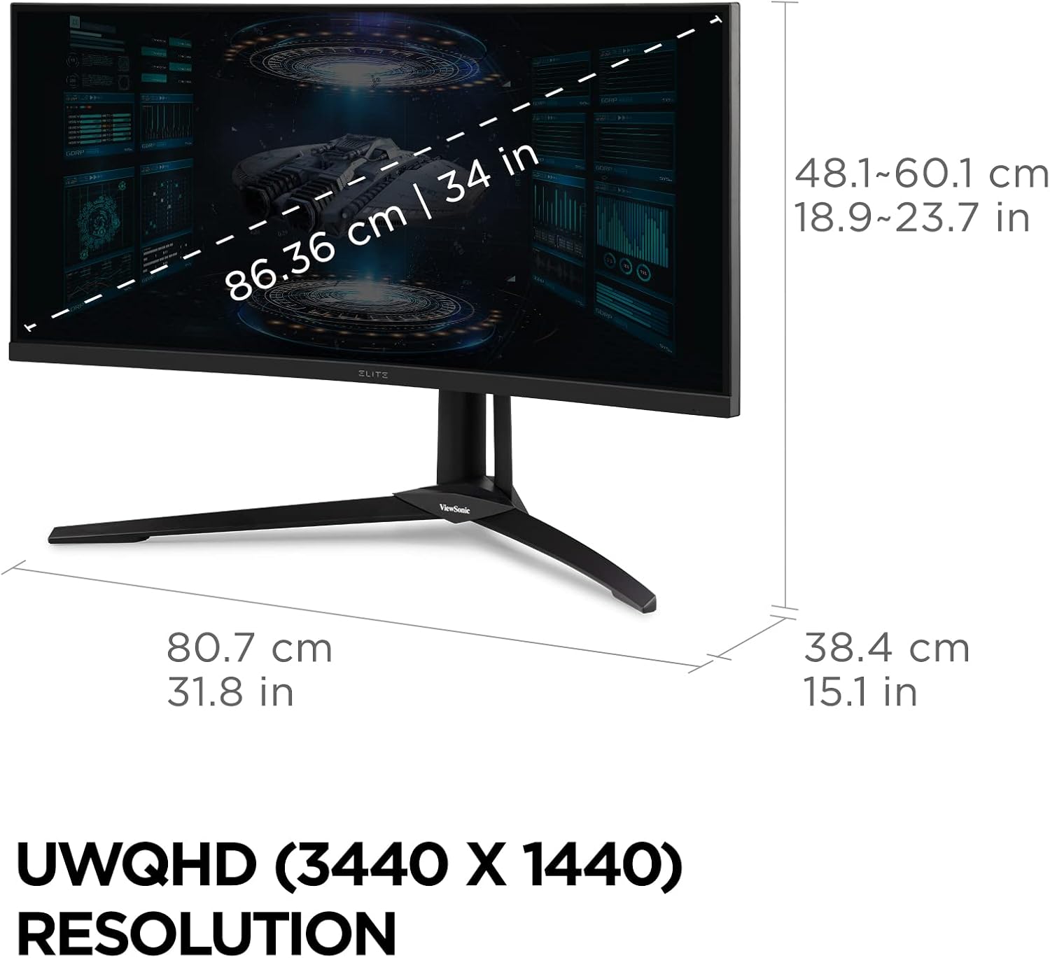 ViewSonic Elite XG341C-2K-S 34