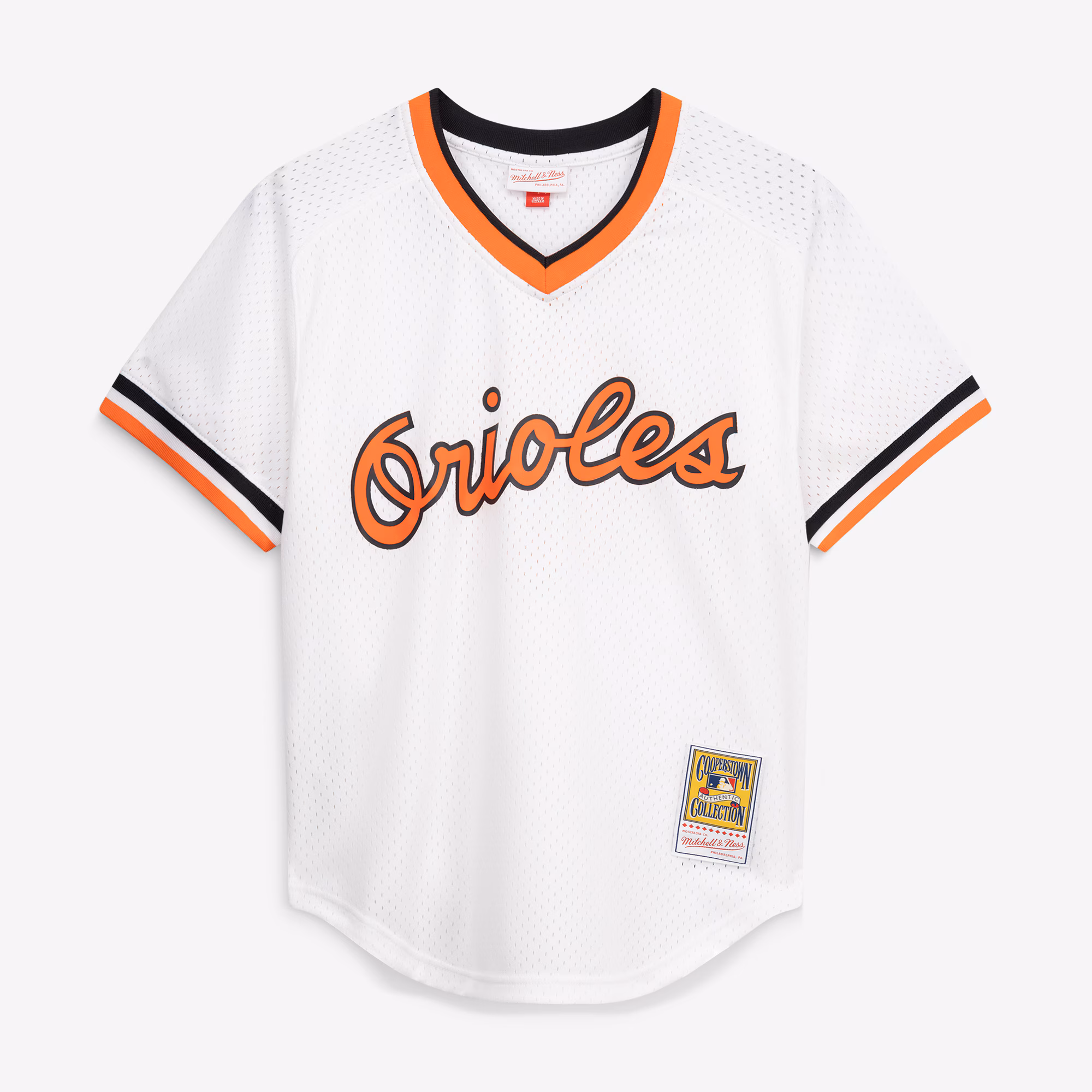 Cal Ripken Jr. Baltimore Orioles Mitchell & Ness Authentic Batting Practice Jersey - White