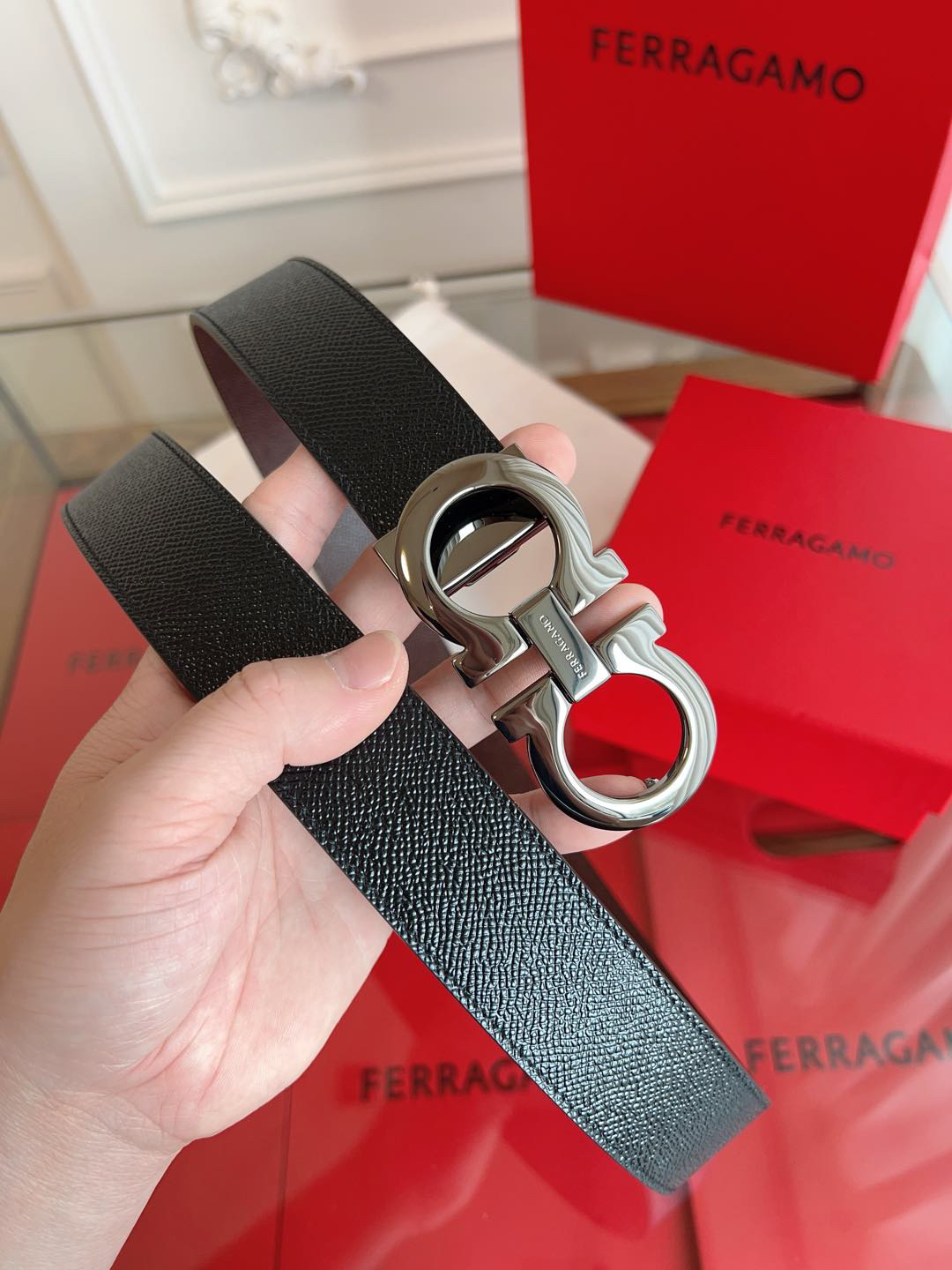 Ferragamo belt-110