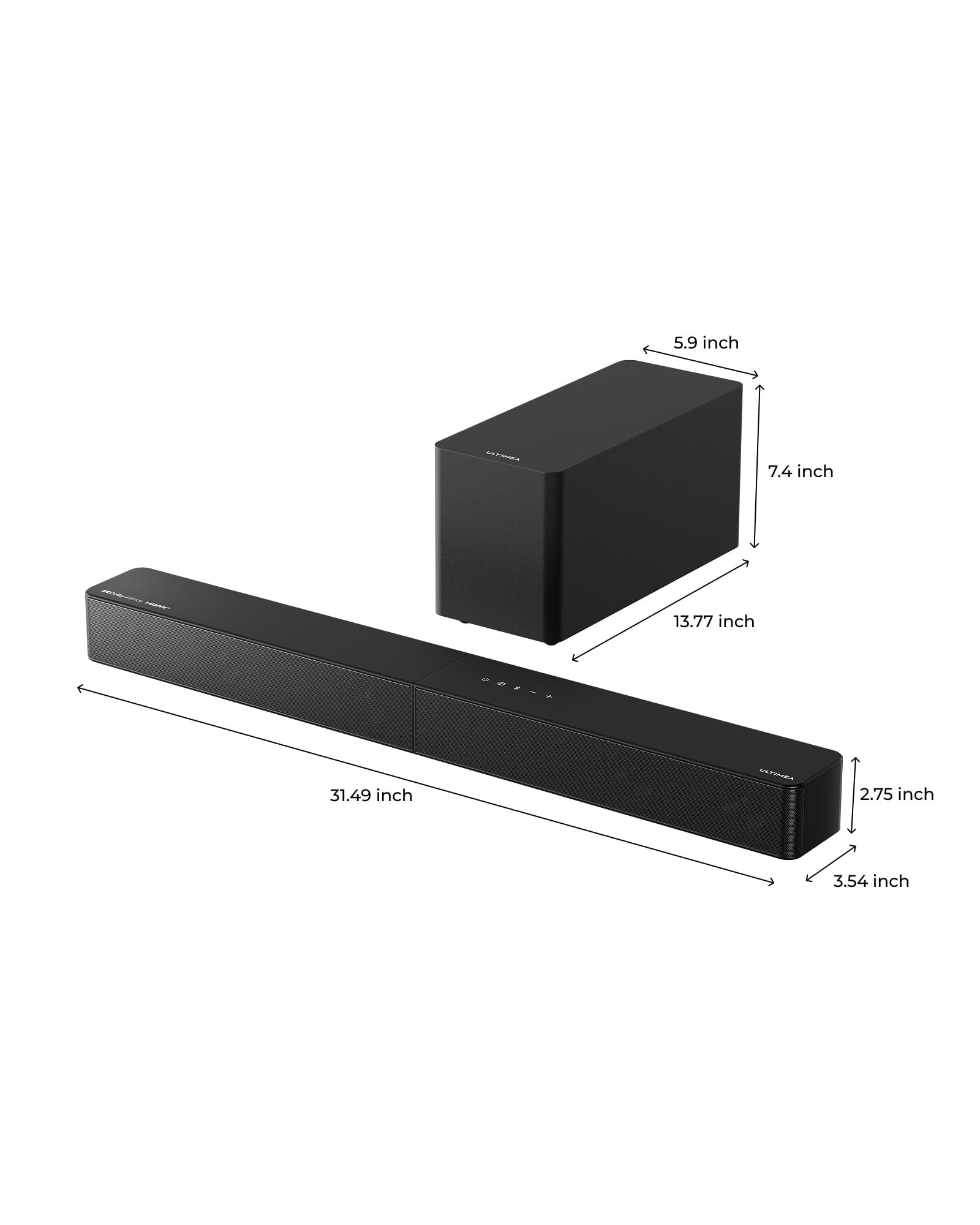 ULTIMEA Poseidon M60 5.1CH Dolby Atmos Sound Bar System