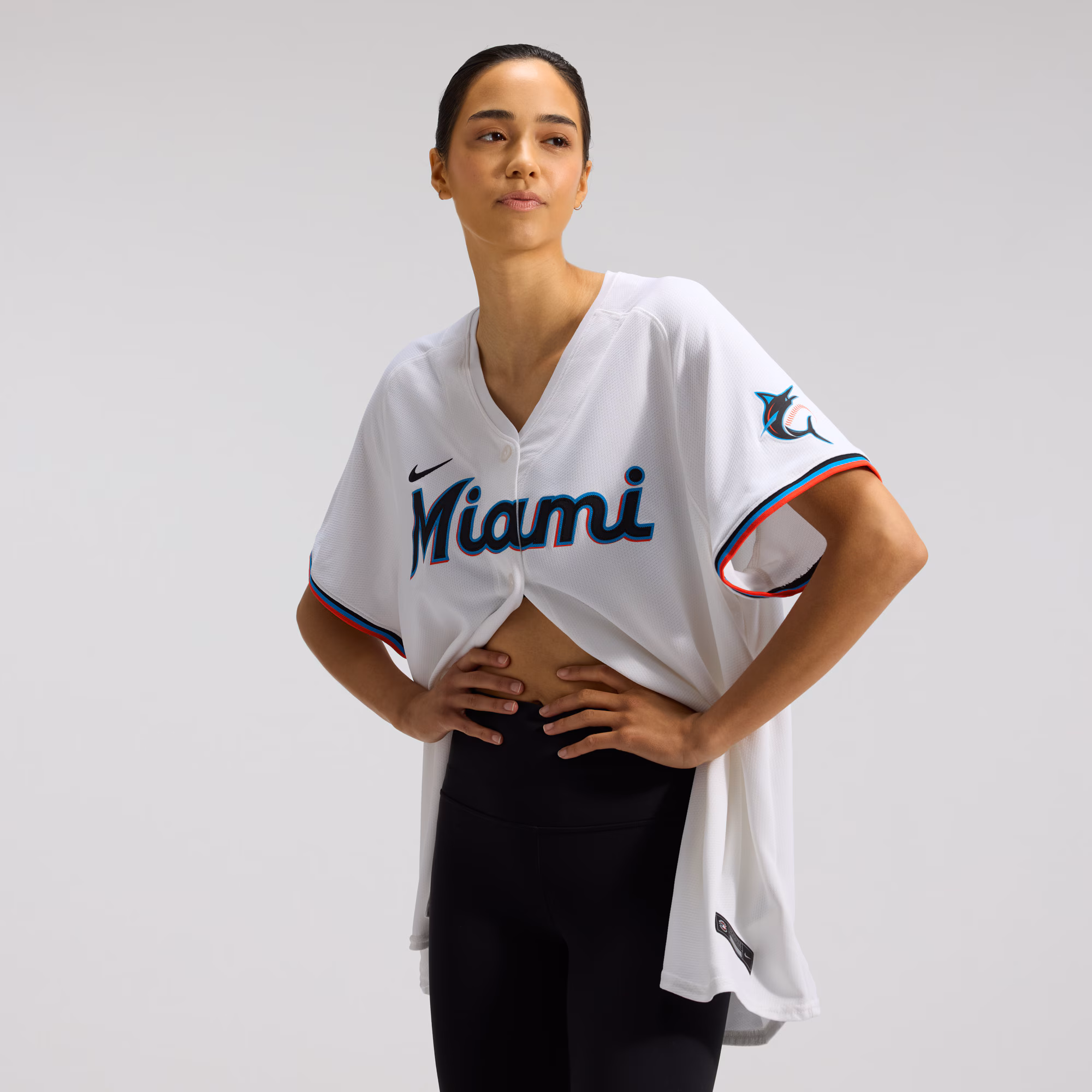 Sandy Alcantara Miami Marlins Nike Women's Home Limited Player Jersey – White