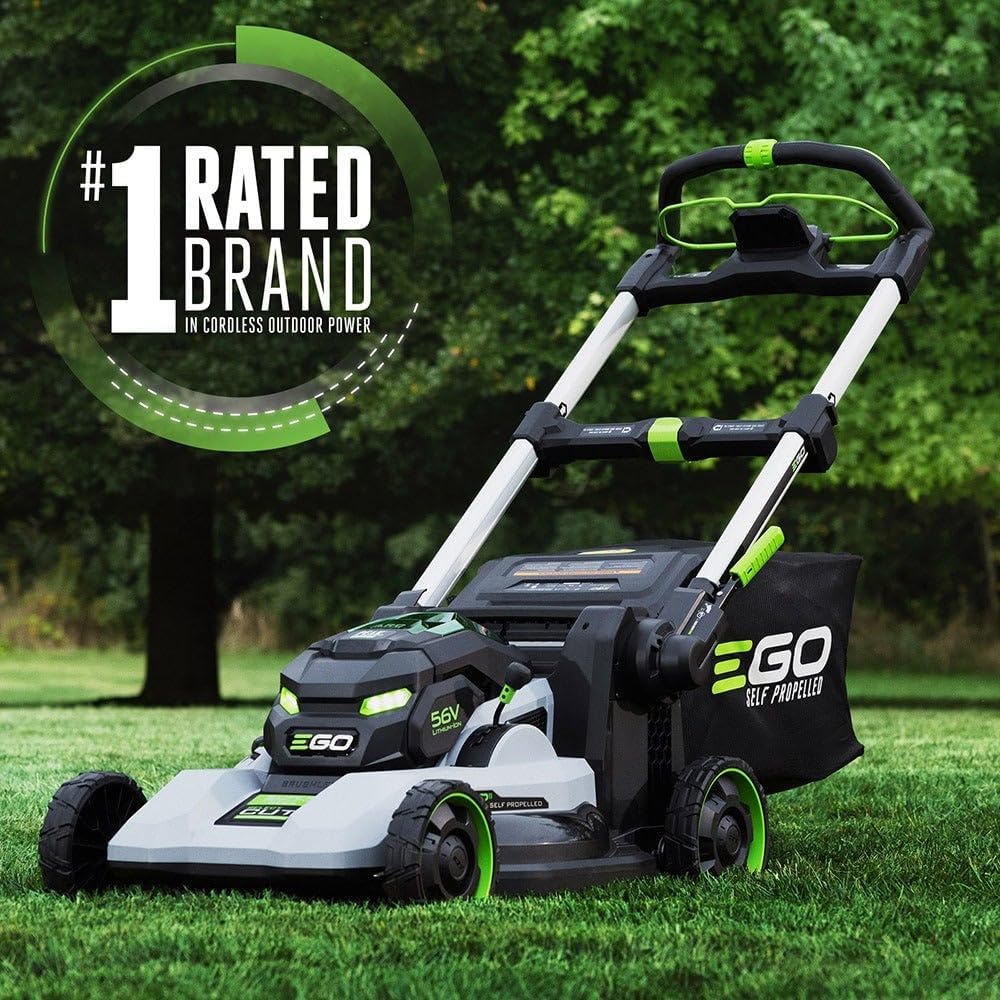 EGO Power+ Electric Lawn Mower, Self-Propelled Cordless with 22
