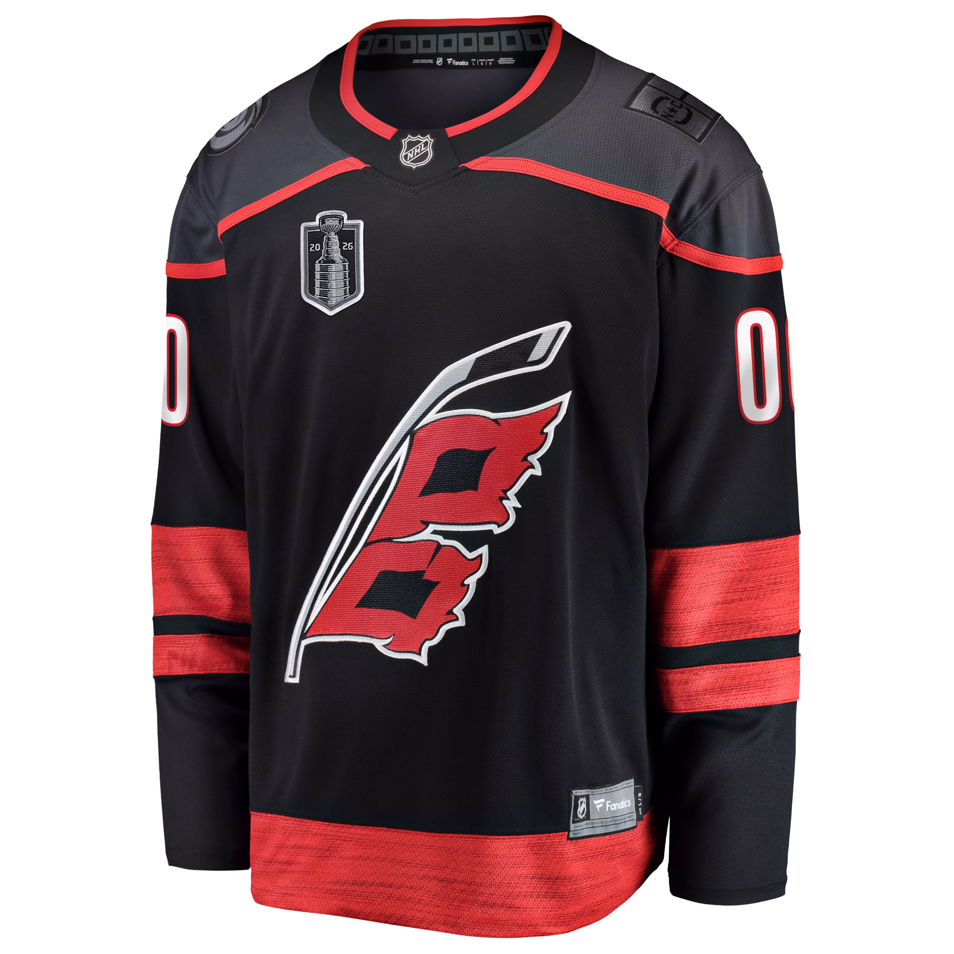 Carolina Hurricanes Fanatics 2026 Stanley Cup Final Home Breakaway Custom Jersey - Black