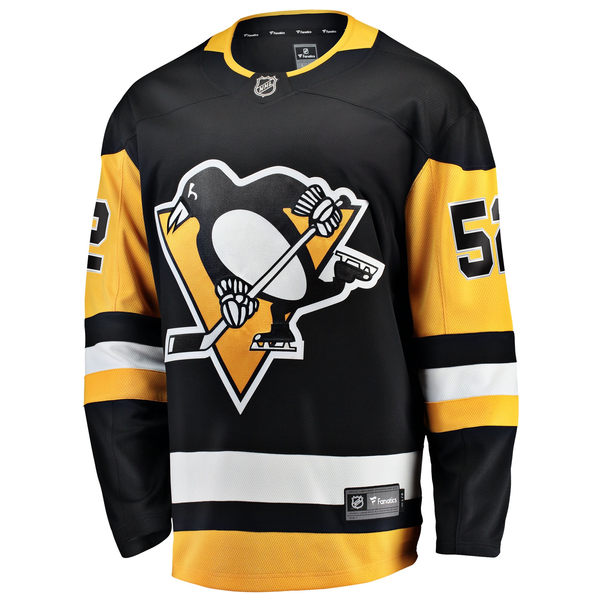 Philip Kemp Pittsburgh Penguins Fanatics Home Breakaway Jersey - Black