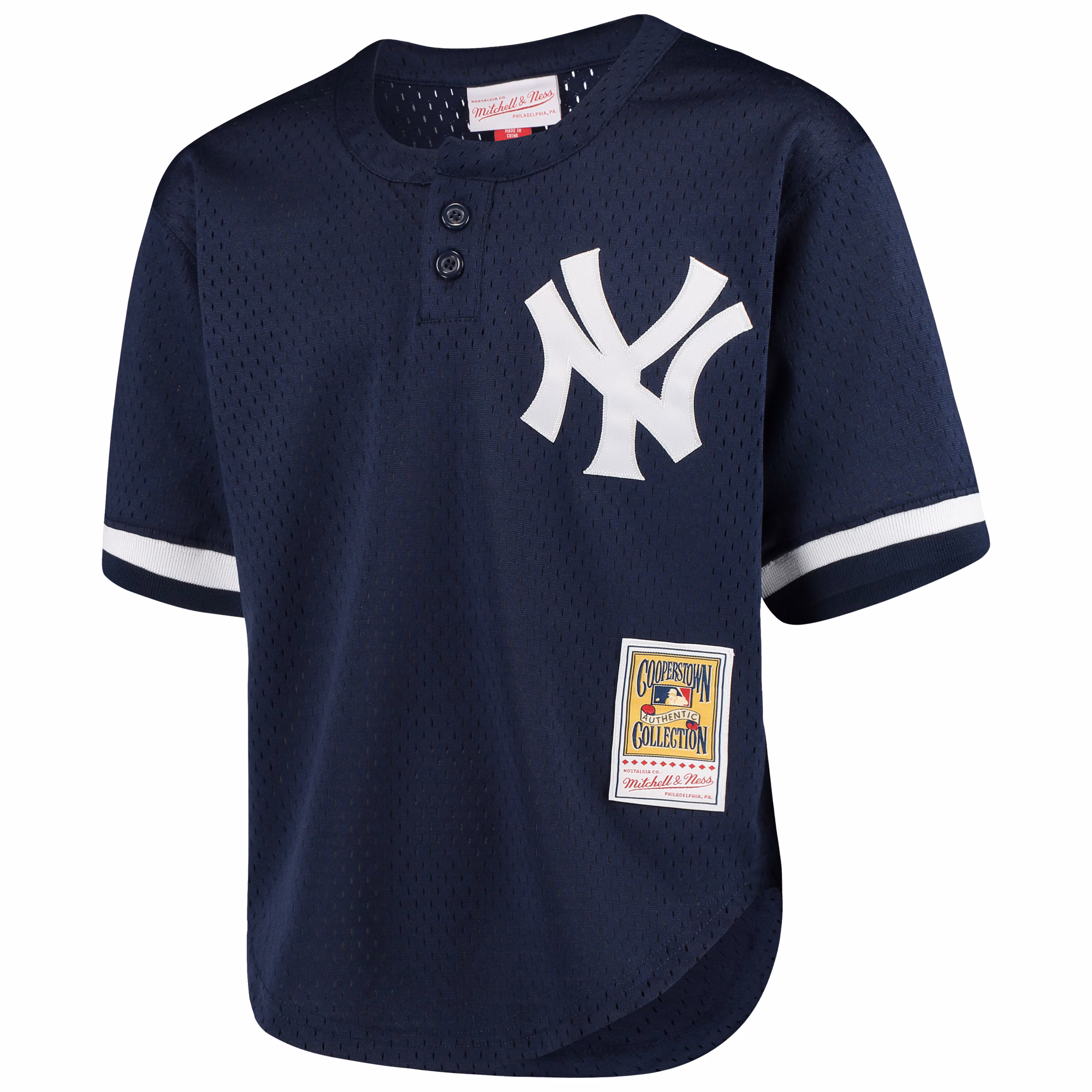Mariano Rivera New York Yankees Mitchell & Ness Youth Cooperstown Collection Mesh Batting Practice Jersey - Navy