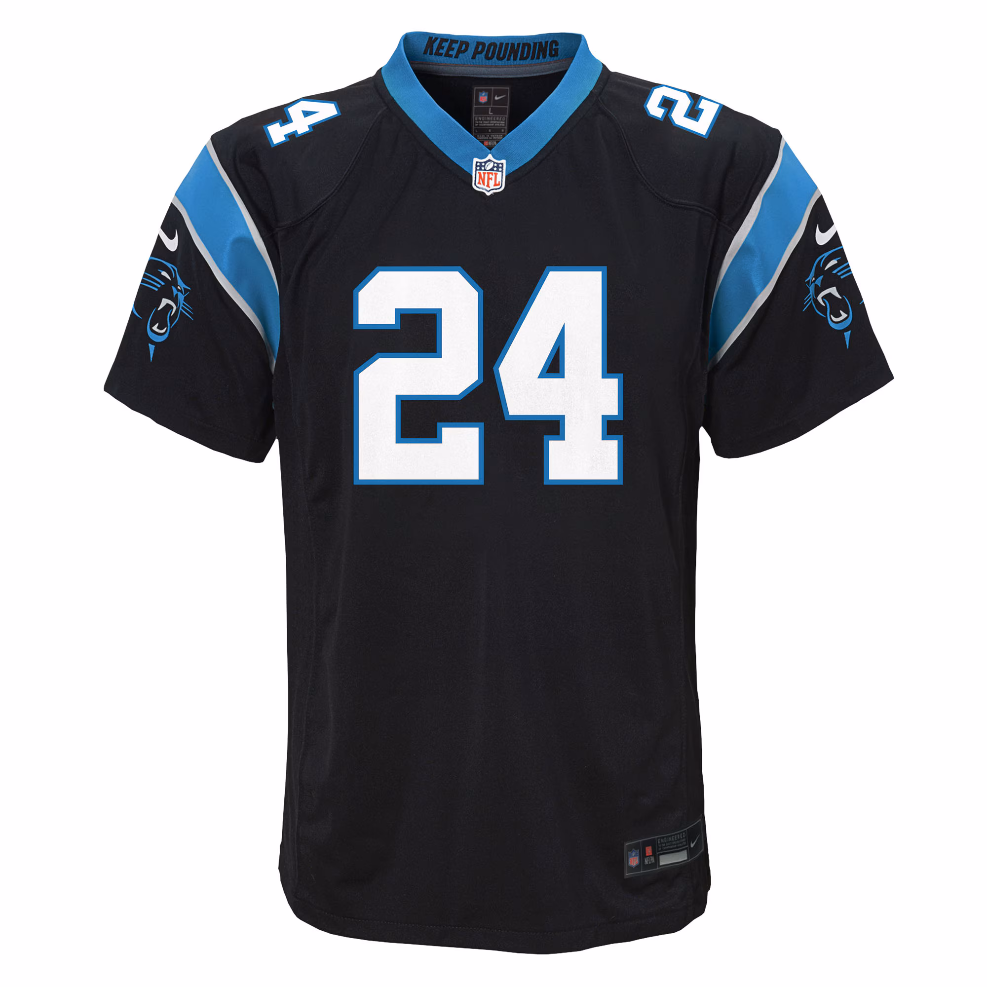 Jonathon Brooks Carolina Panthers Nike Youth Game Jersey - Black