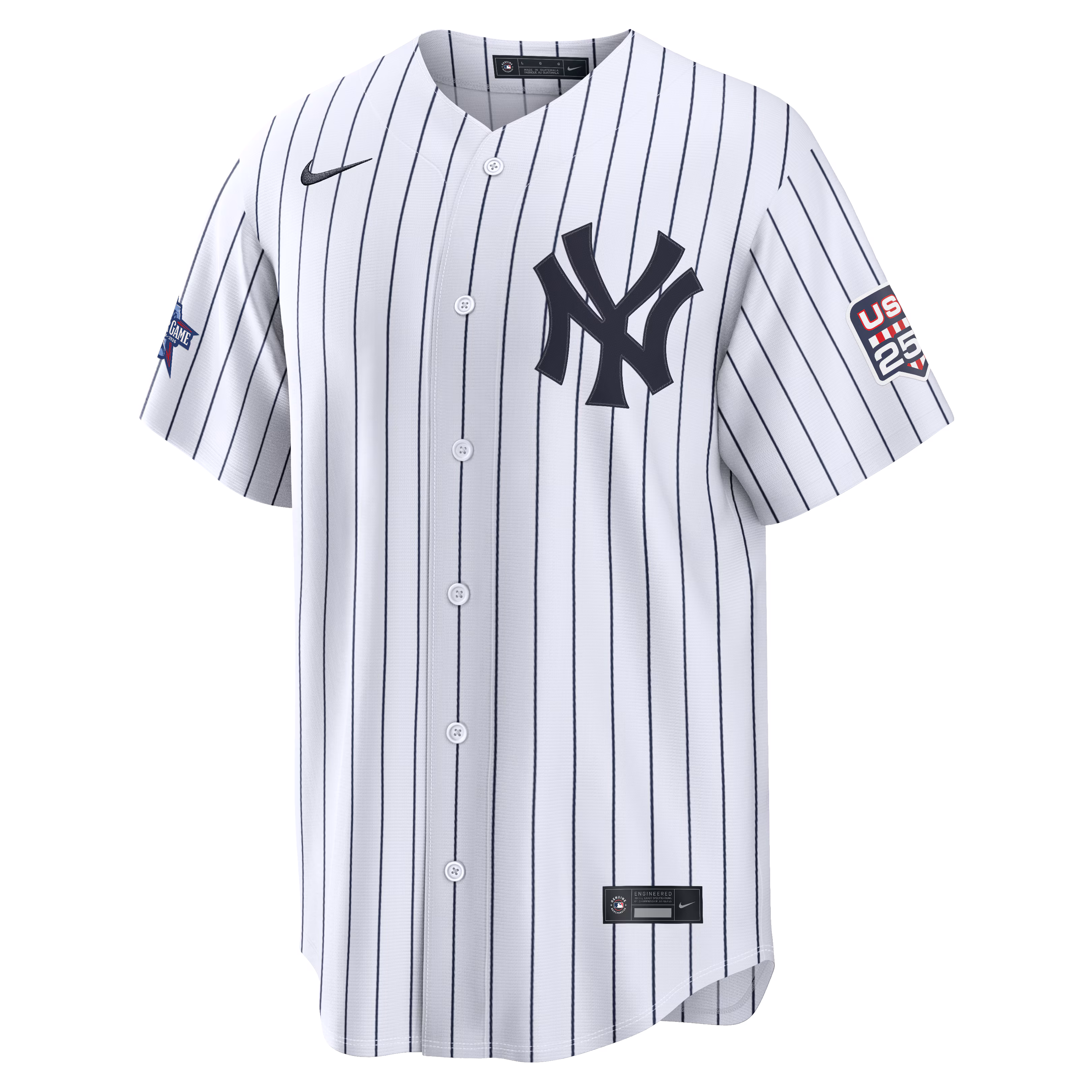 2026 All-Star Edition Stars & Stripes New York Yankees Aaron Judge Nike White Stadium Jersey