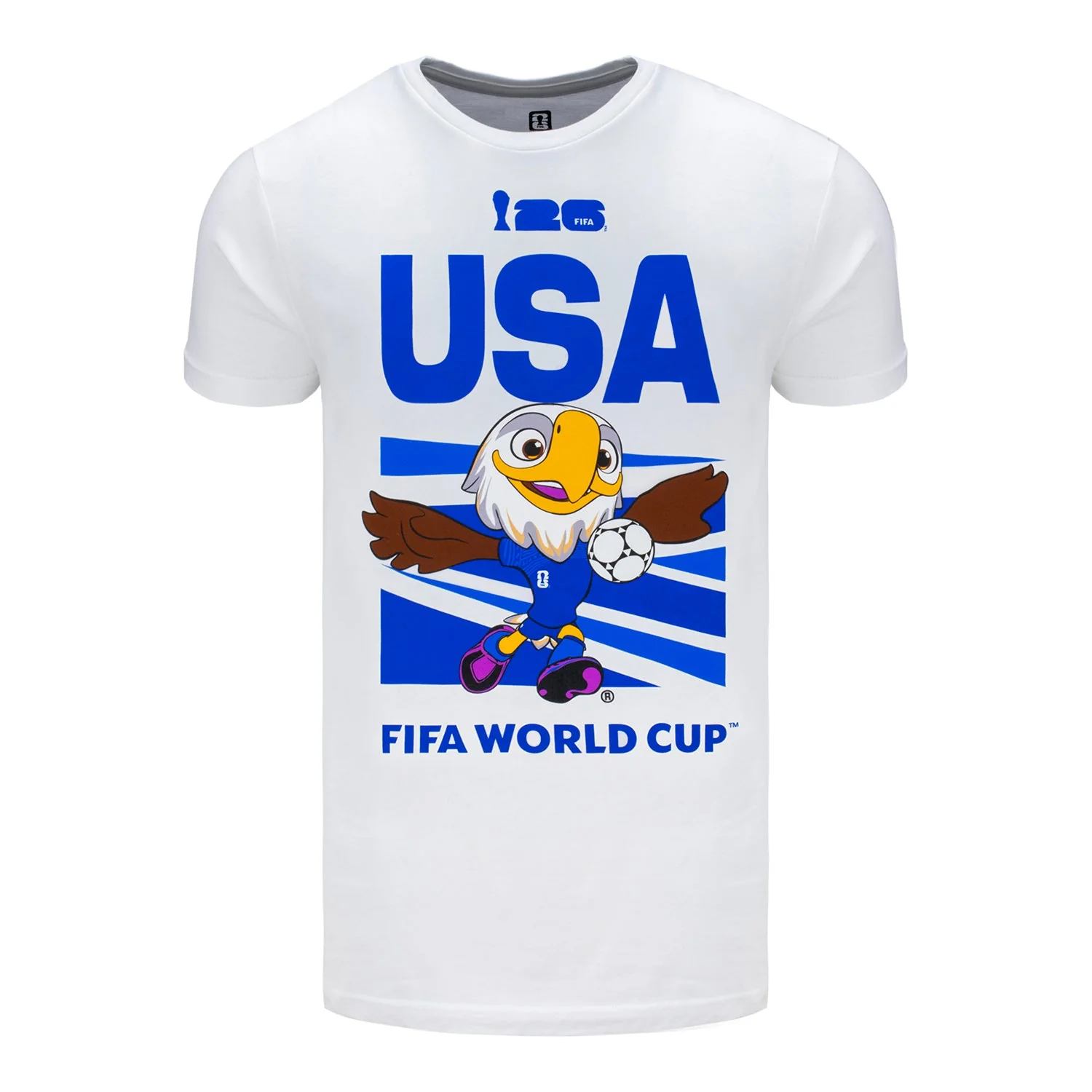 FIFA World Cup 2026™ USA Mascot White T-Shirt - Unisex