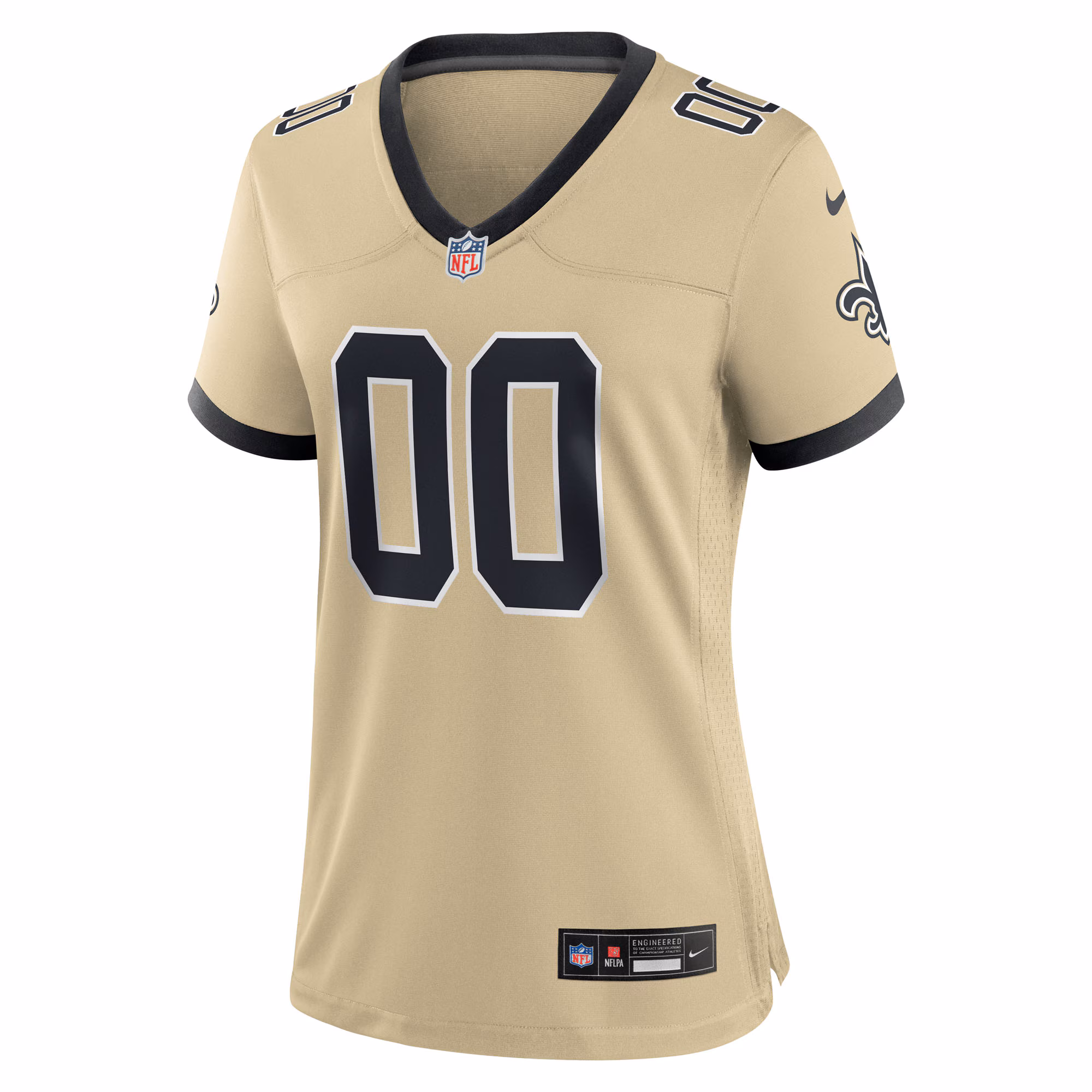 New Orleans Saints Nike Women's Gameday Golds Alternate Custom Game Jersey - Gold