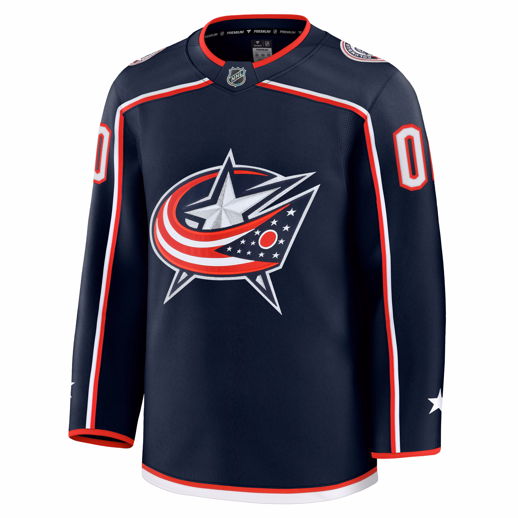 Columbus Blue Jackets Fanatics Home Premium Custom Jersey - Navy