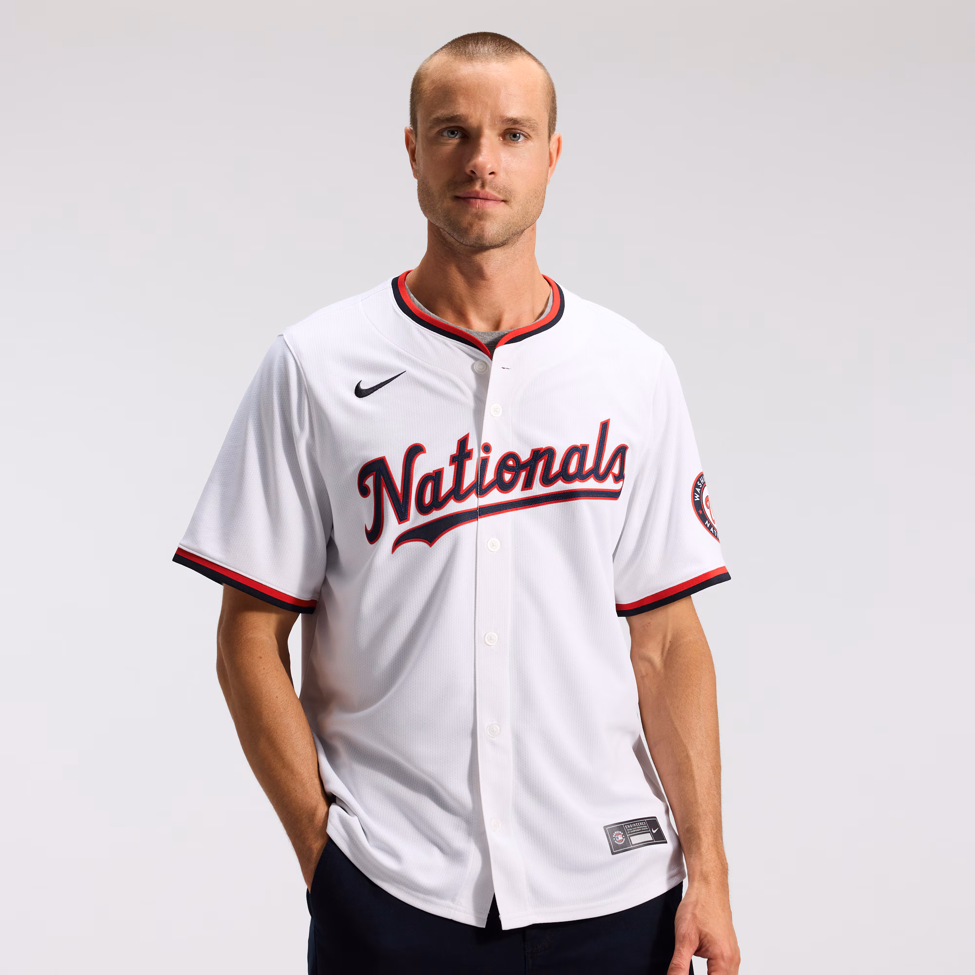 Dylan Crews Washington Nationals Nike Home Limited Player Jersey - White