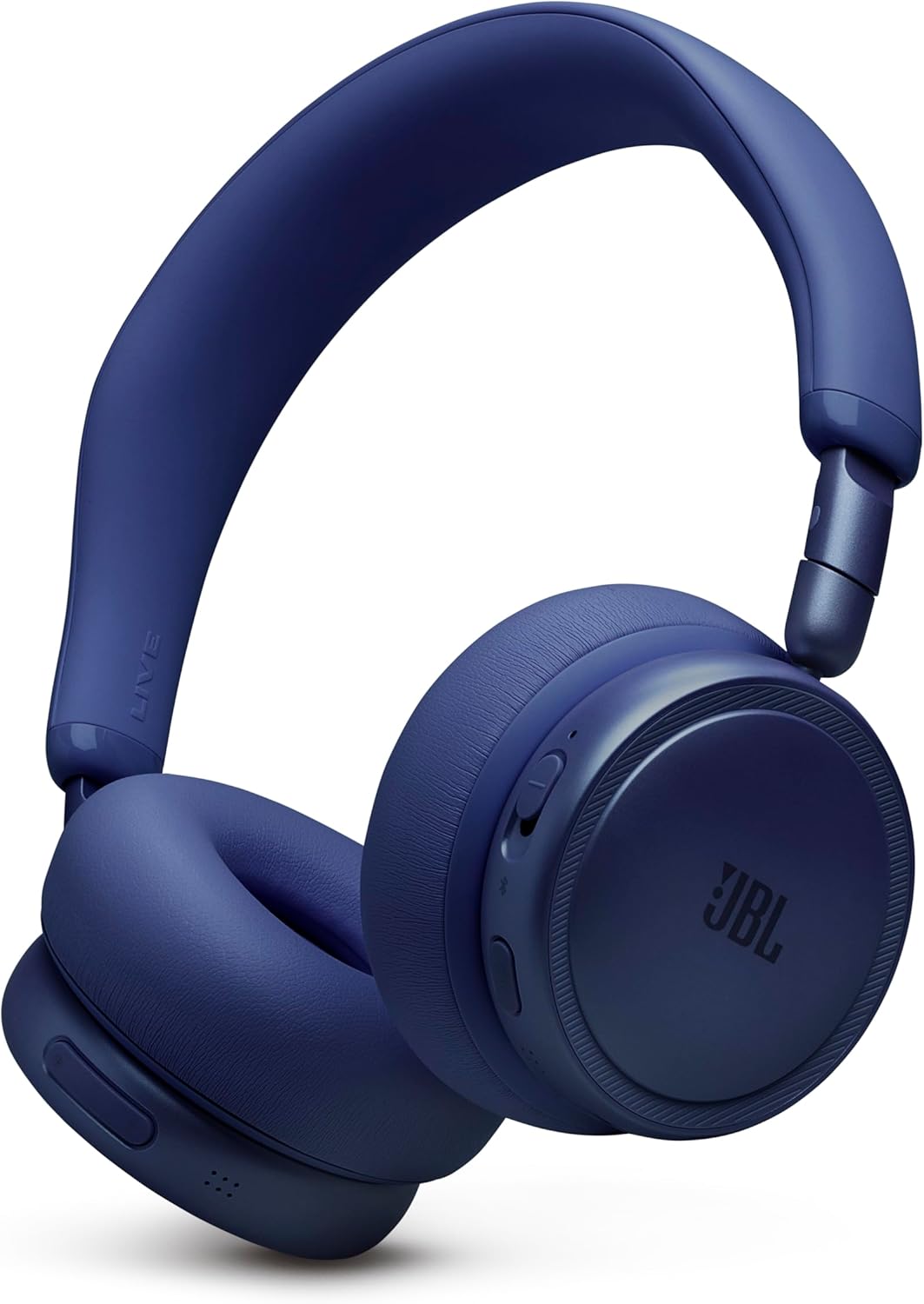 JBL Live 680NC - Wireless on-Ear True Adaptive Noise Cancelling Headphones, JBL Signature Sound with Hi-Res Audio, 2-mic Perfect Calls 2.0 with AI-Trained Algorithm, & Personi-Fi 3.0 (Blue)