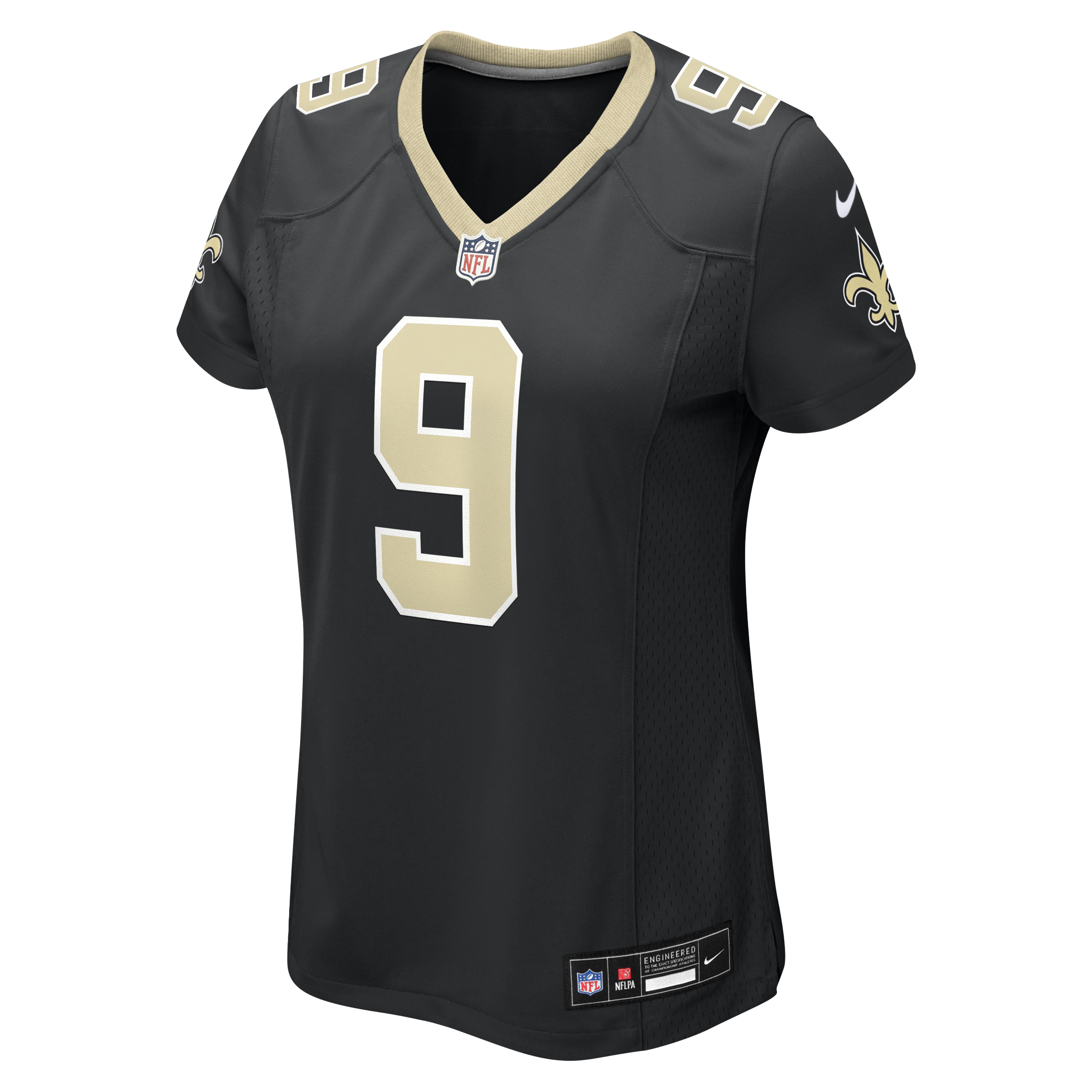 Drew Brees New Orleans Saints Nike Women's Team Game Jersey -  Black