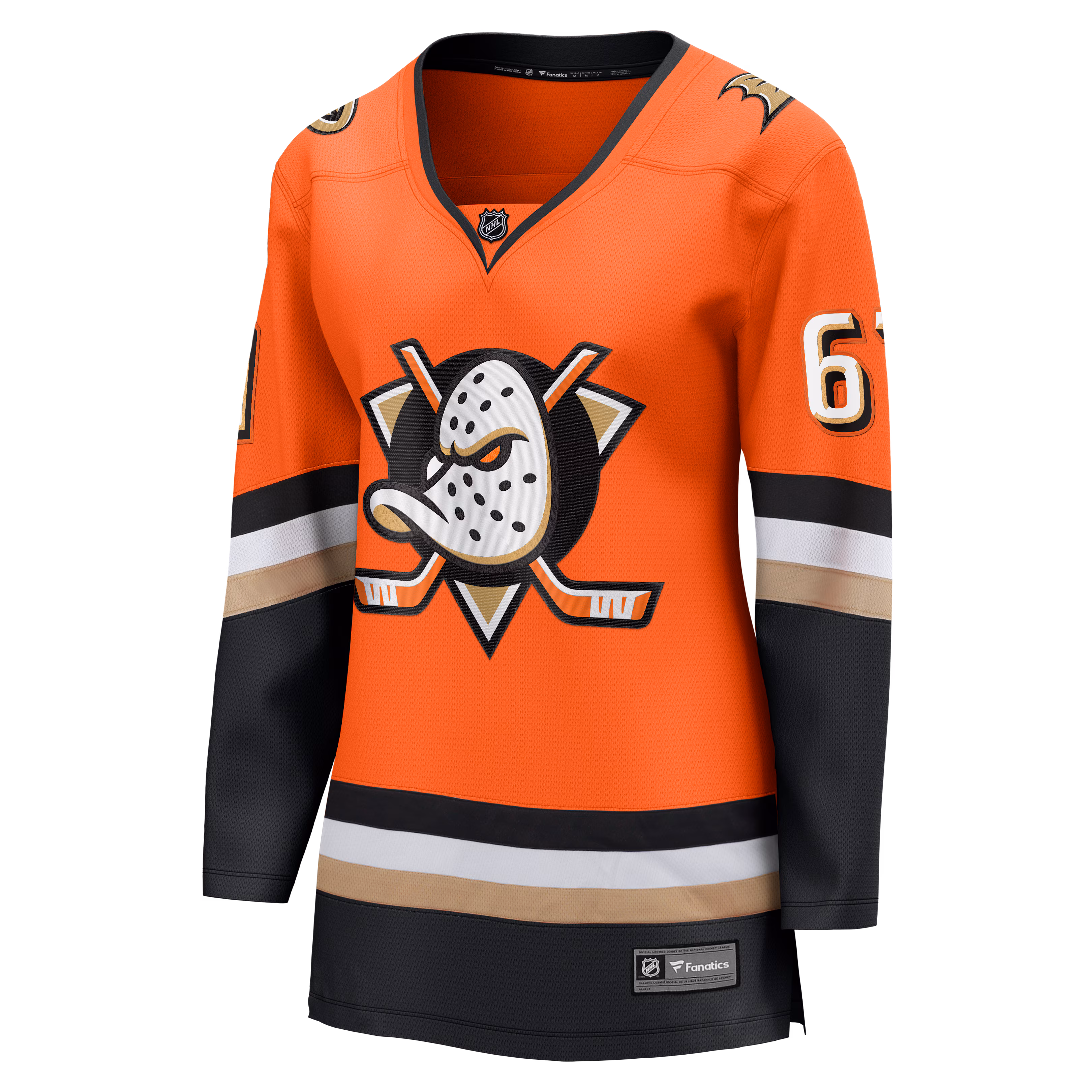 Cutter Gauthier Anaheim Ducks Fanatics Women's Home Breakaway Jersey - Orange