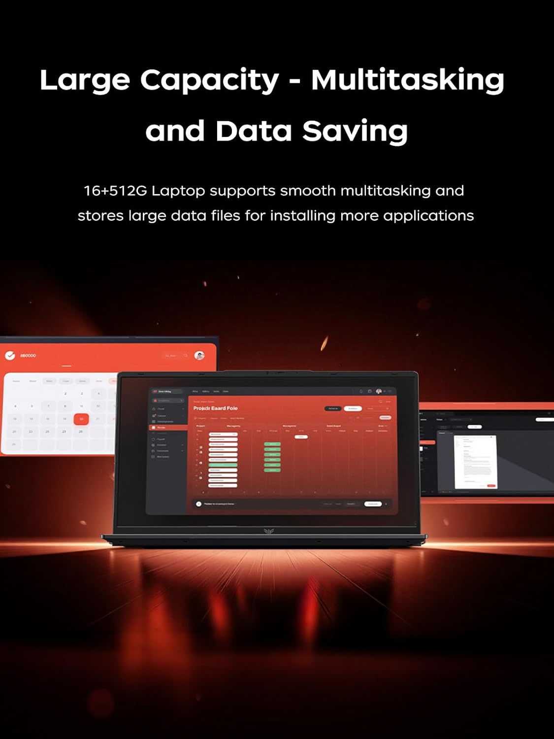 KAIGERR 2026 New Light Gaming Laptop, 15.6inch Laptop Computer with AMD Ryzen 7 7730U(8C/16T, Up to 4.5GHz), 16GB RAM 512GB NVMe SSD Windows 11 Laptop, Radeon RX Vega 8 Graphics,WiFi 6