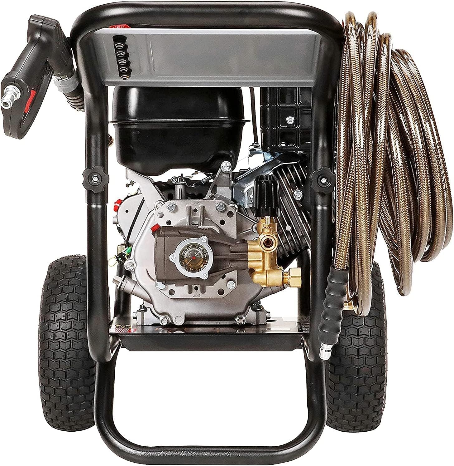 Simpson 4400 PSI Gas Pressure Washer, 4.0 GPM Commercial Power Washer, Cold Water, 50' Hose, PowerShot, 49-State Compliant (PS60843) - Black