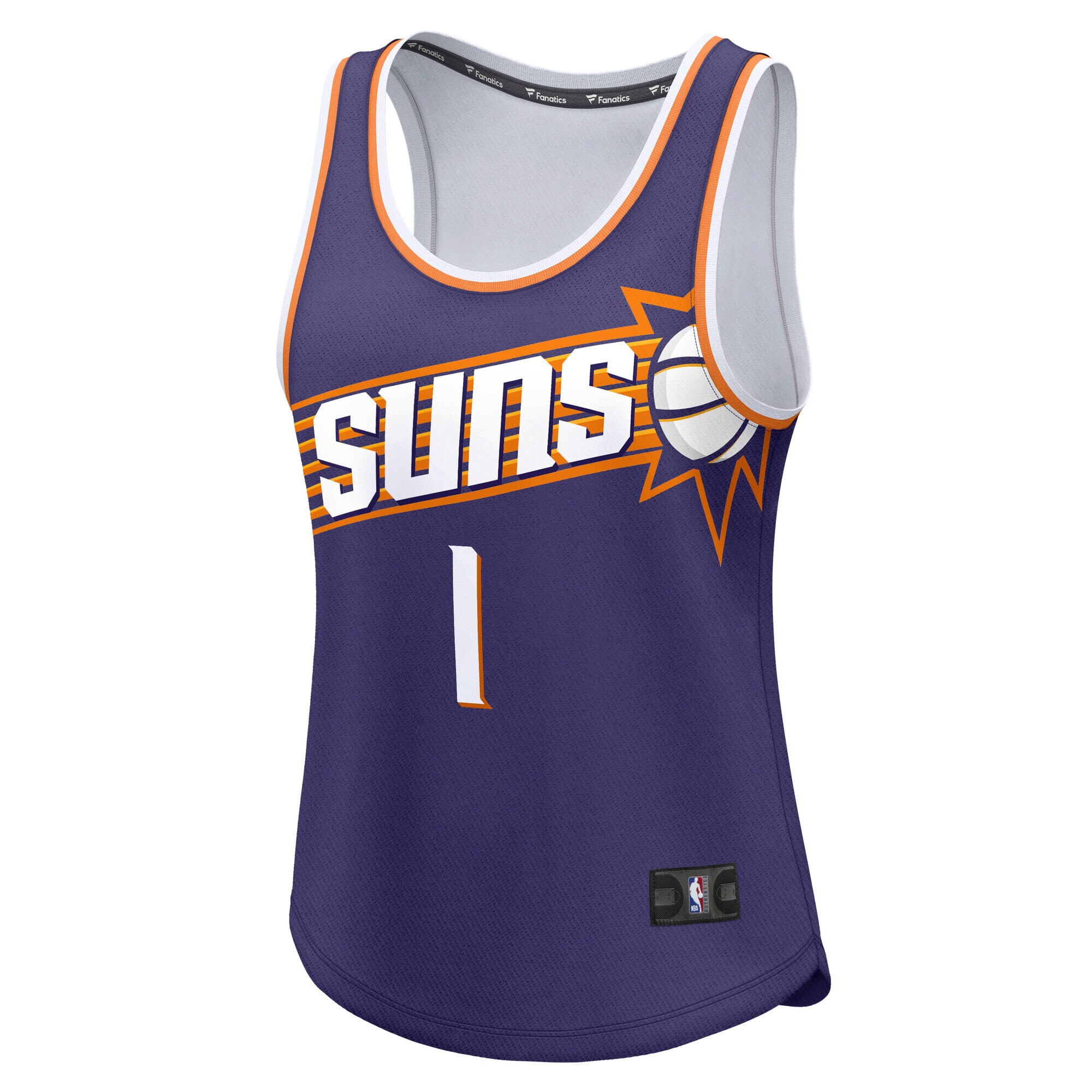 Devin Booker Phoenix Suns Fanatics Women's Fast Break Player Jersey - Icon Edition - Purple