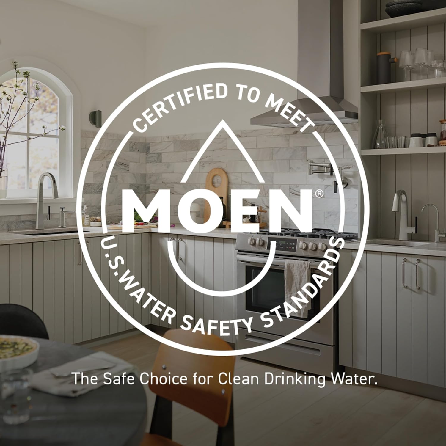 Moen Cia Spot Resist Stainless Modern Pulldown Kitchen Faucet with Power Boost, Includes Optional Chrome Accents, 7622SRS