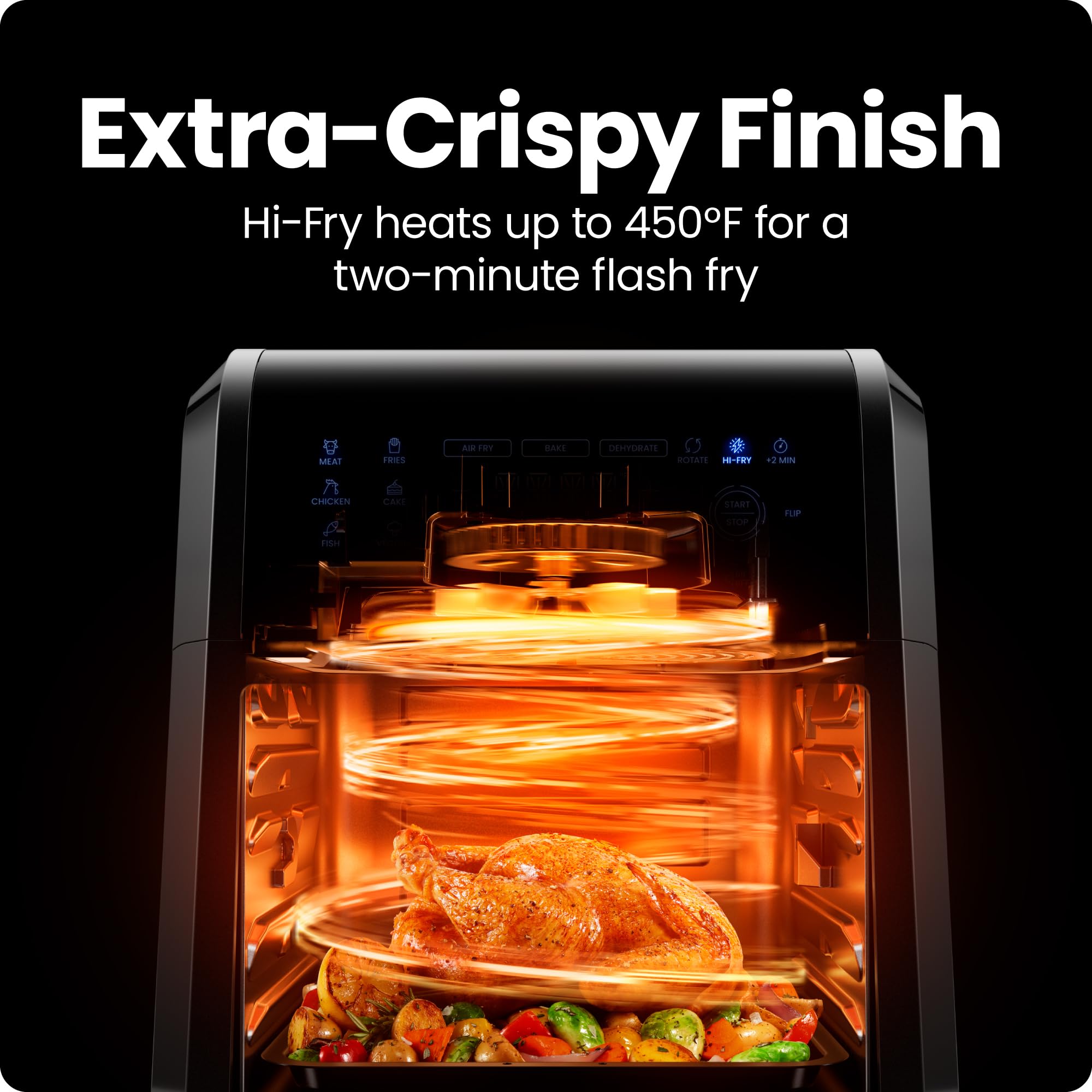 CHEFMAN 12-Quart 5-in-1 Digital Air Fryer Oven with Touchscreen