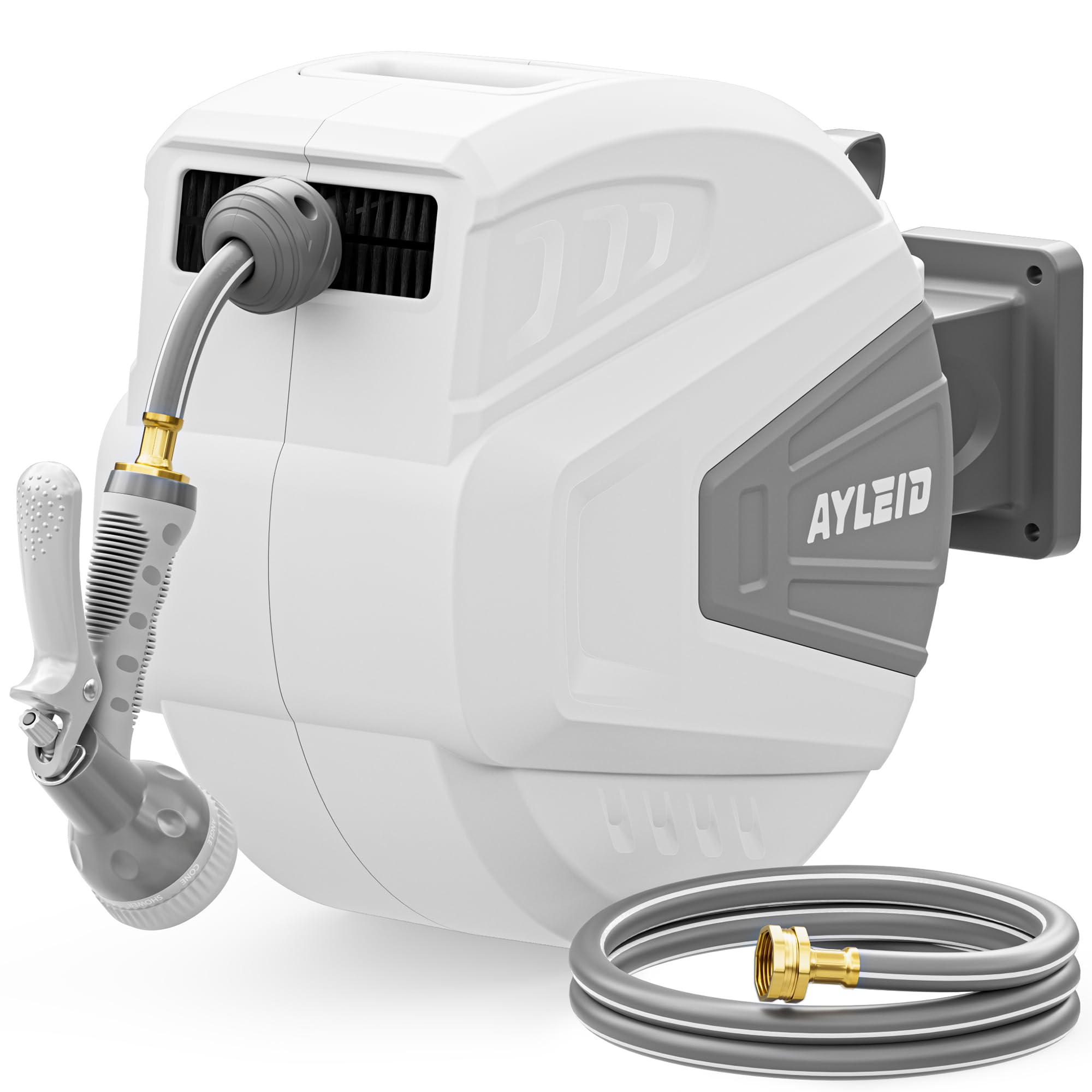 AYLEID Retractable Garden Hose Reel 1/2