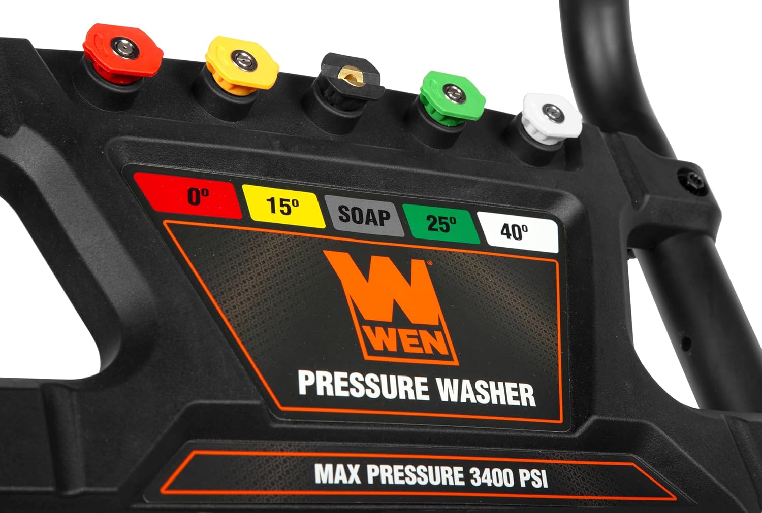 WEN 3400 PSI Gas Pressure Washer with 223cc Engine, 2.7 GPM Flow Rate and Onboard Soap Tank (PW224G)
