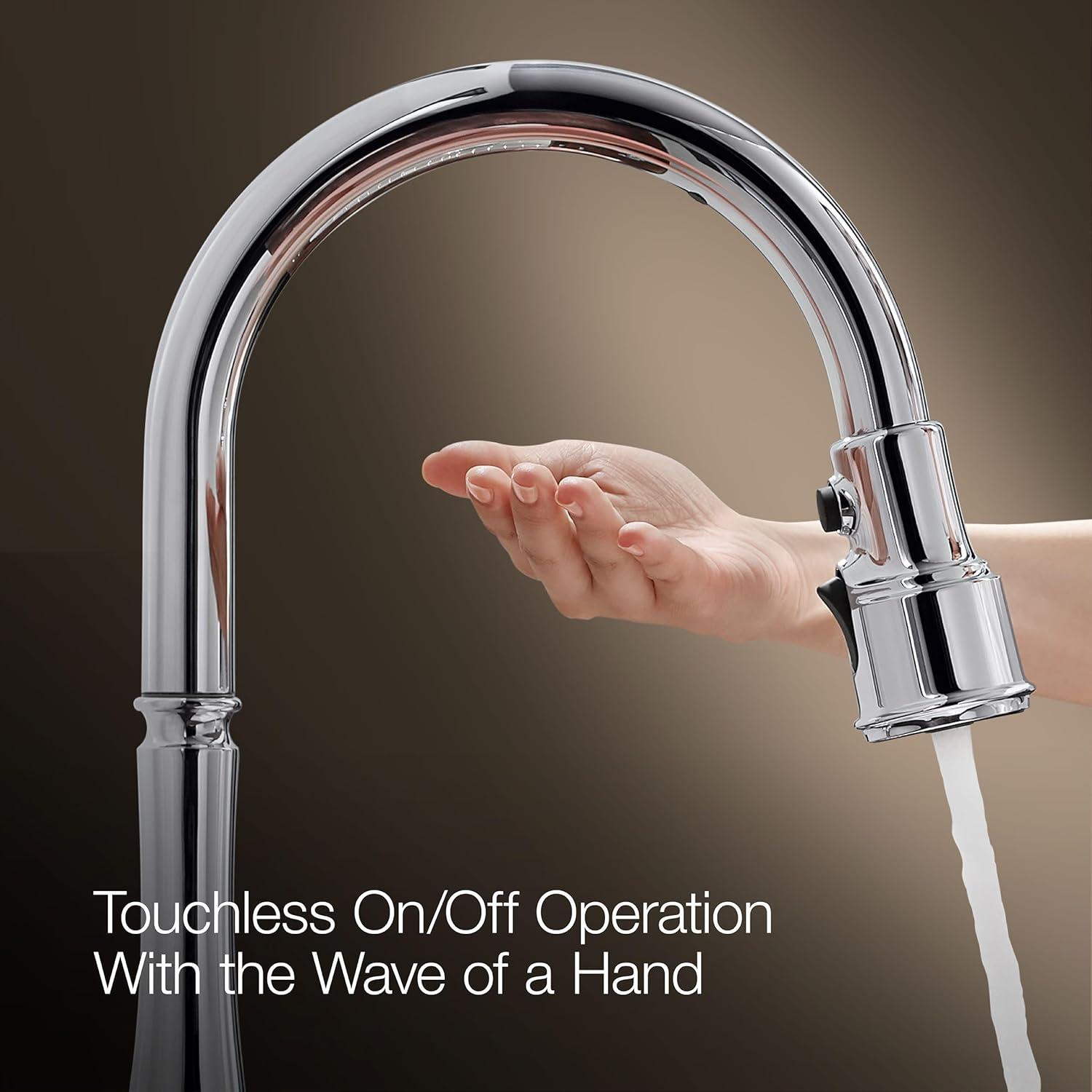 KOHLER Simplice Response Touchless Pull Down Kitchen Faucet in Stainless Steel, K-22036-VS