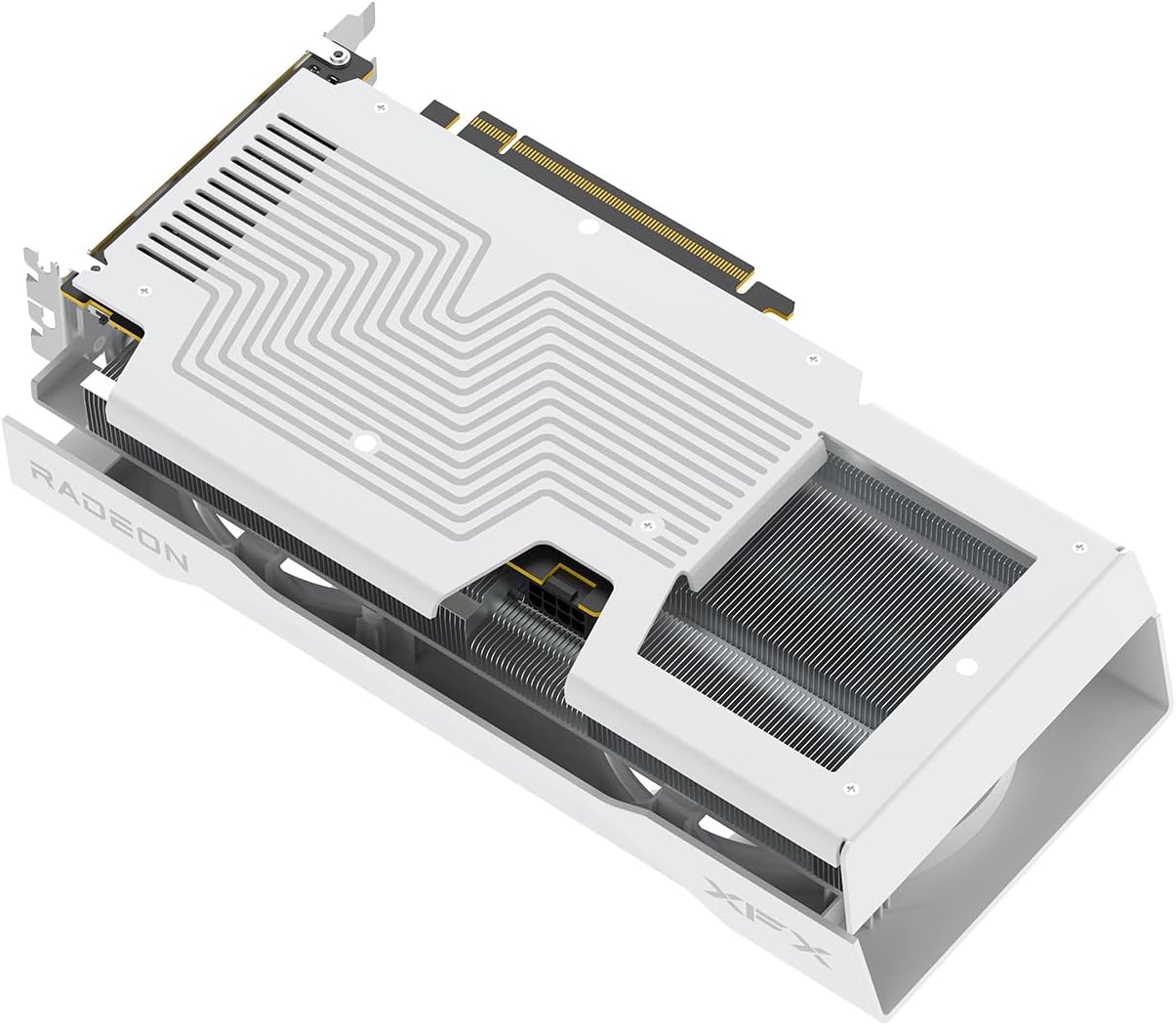 XFX Swift AMD Radeon RX 9060 XT OC White Gaming Edition with 16GB GDDR6 HDMI 2xDP, AMD RDNA™ 4 (RX-96TSW16WQ)