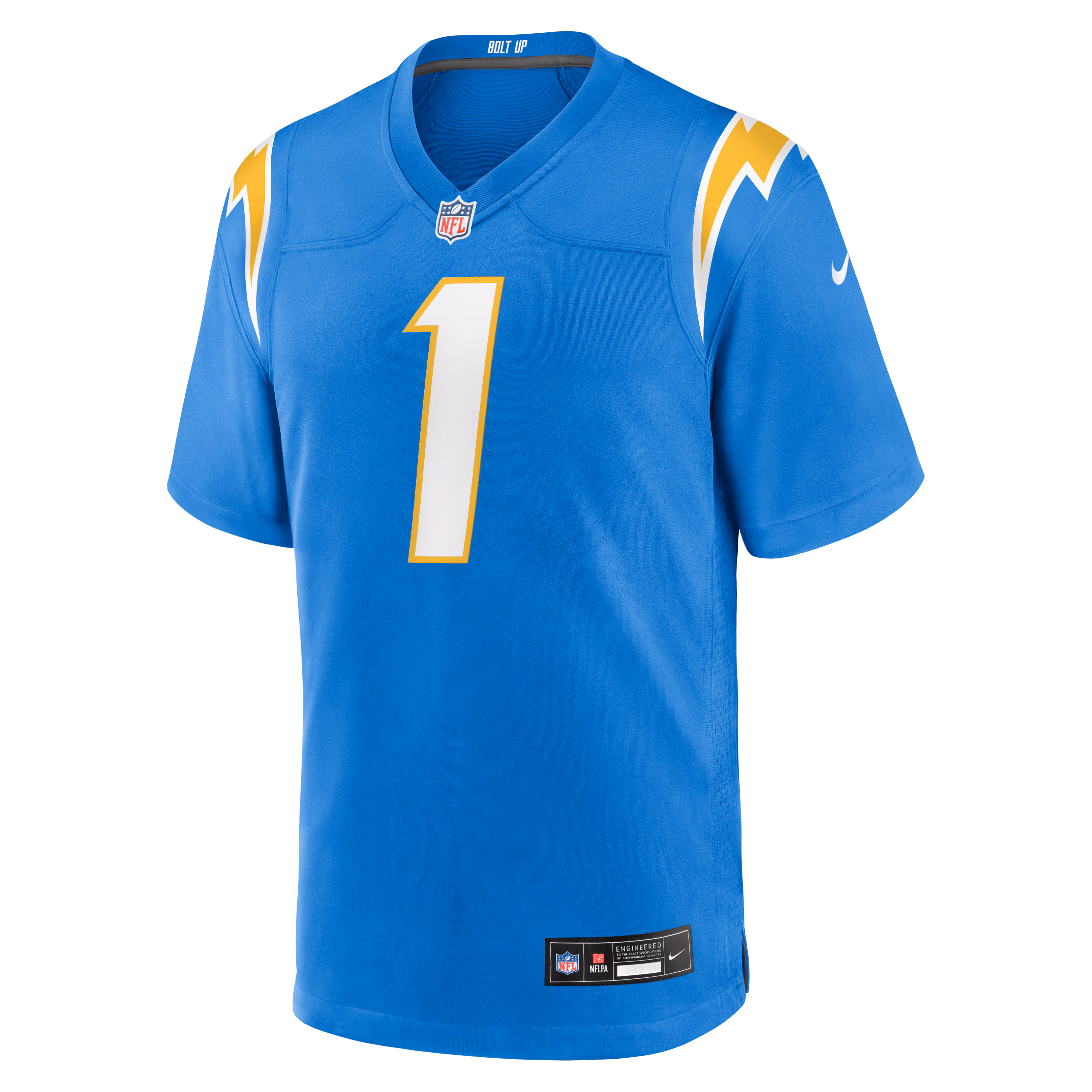 Number 1 Dad Los Angeles Chargers Nike Game Jersey - Powder Blue