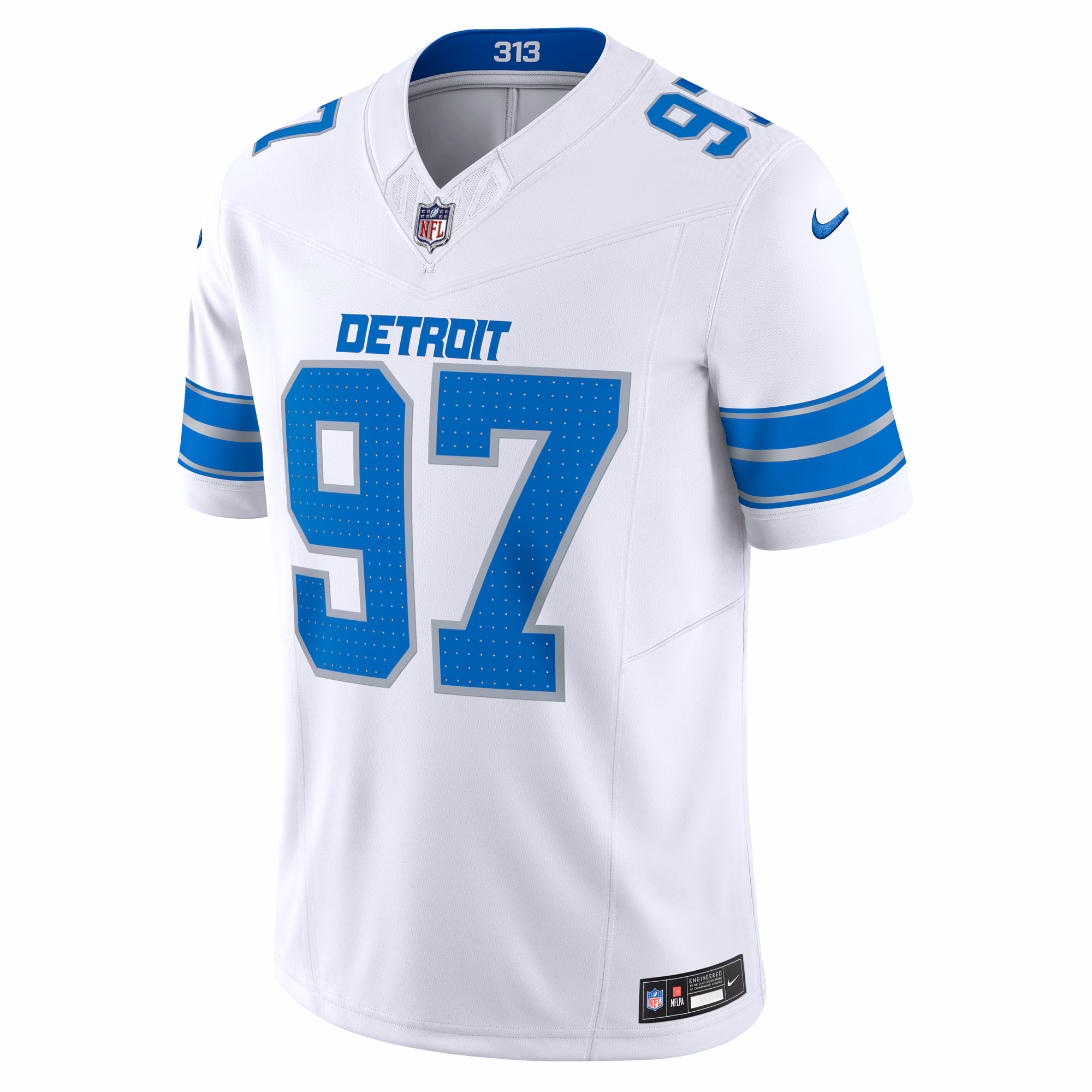 Aidan Hutchinson Detroit Lions Nike Vapor F.U.S.E. Limited Jersey - White