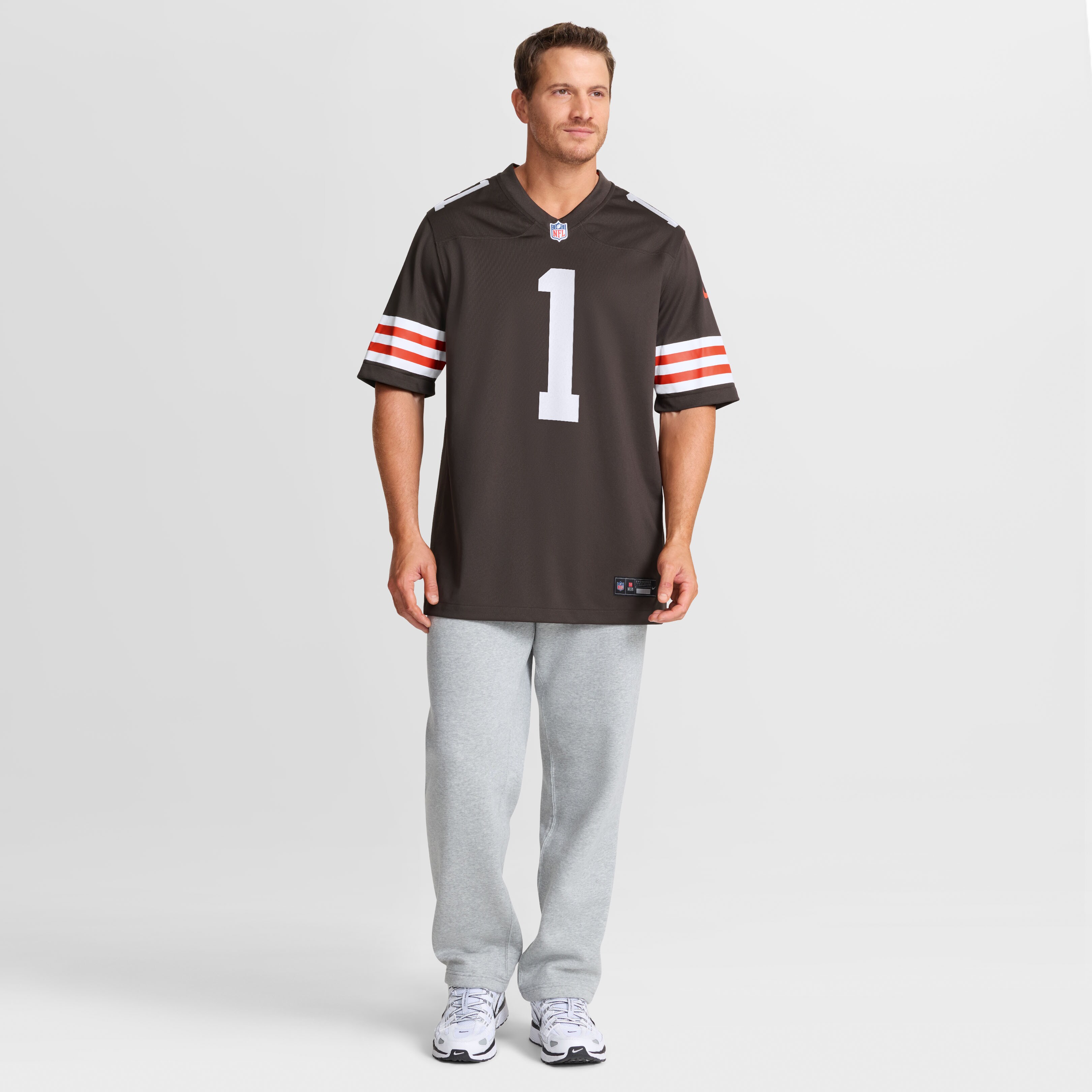 KC Concepcion Cleveland Browns Nike 2026 NFL Draft First Round Pick No. 24 Team Game Jersey - Brown