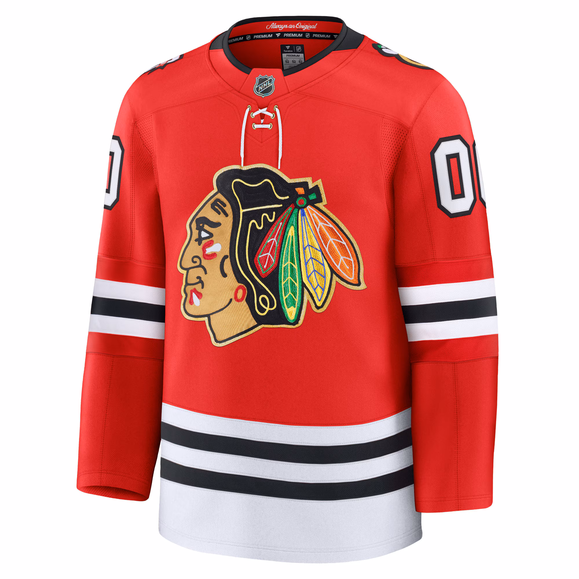 Chicago Blackhawks Fanatics Centennial Premium Custom Jersey - Red