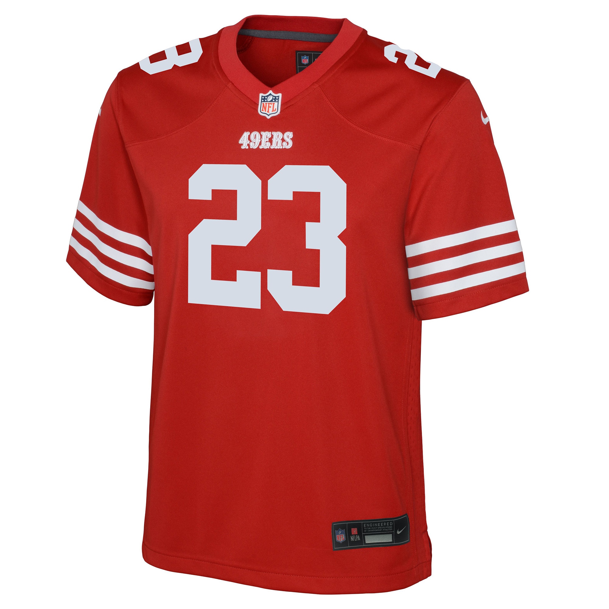 Christian McCaffrey San Francisco 49ers Nike Youth Game Jersey - Scarlet