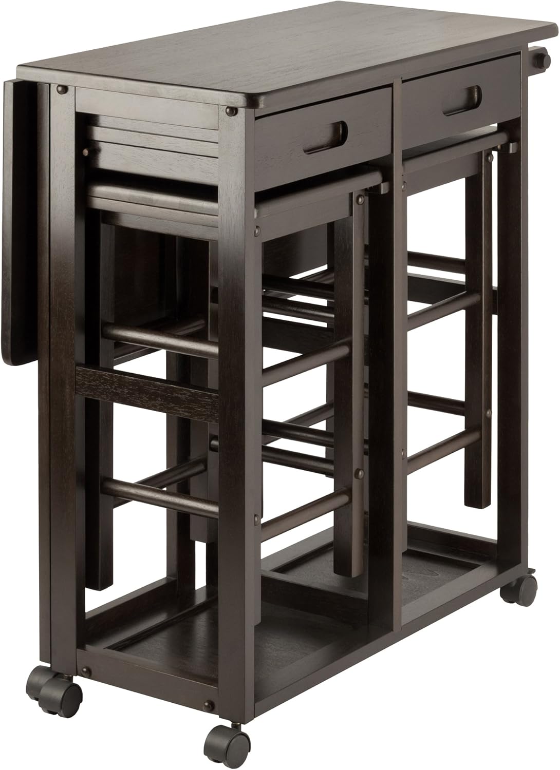 Winsome Suzanne Kitchen Table Set with Stools, 33