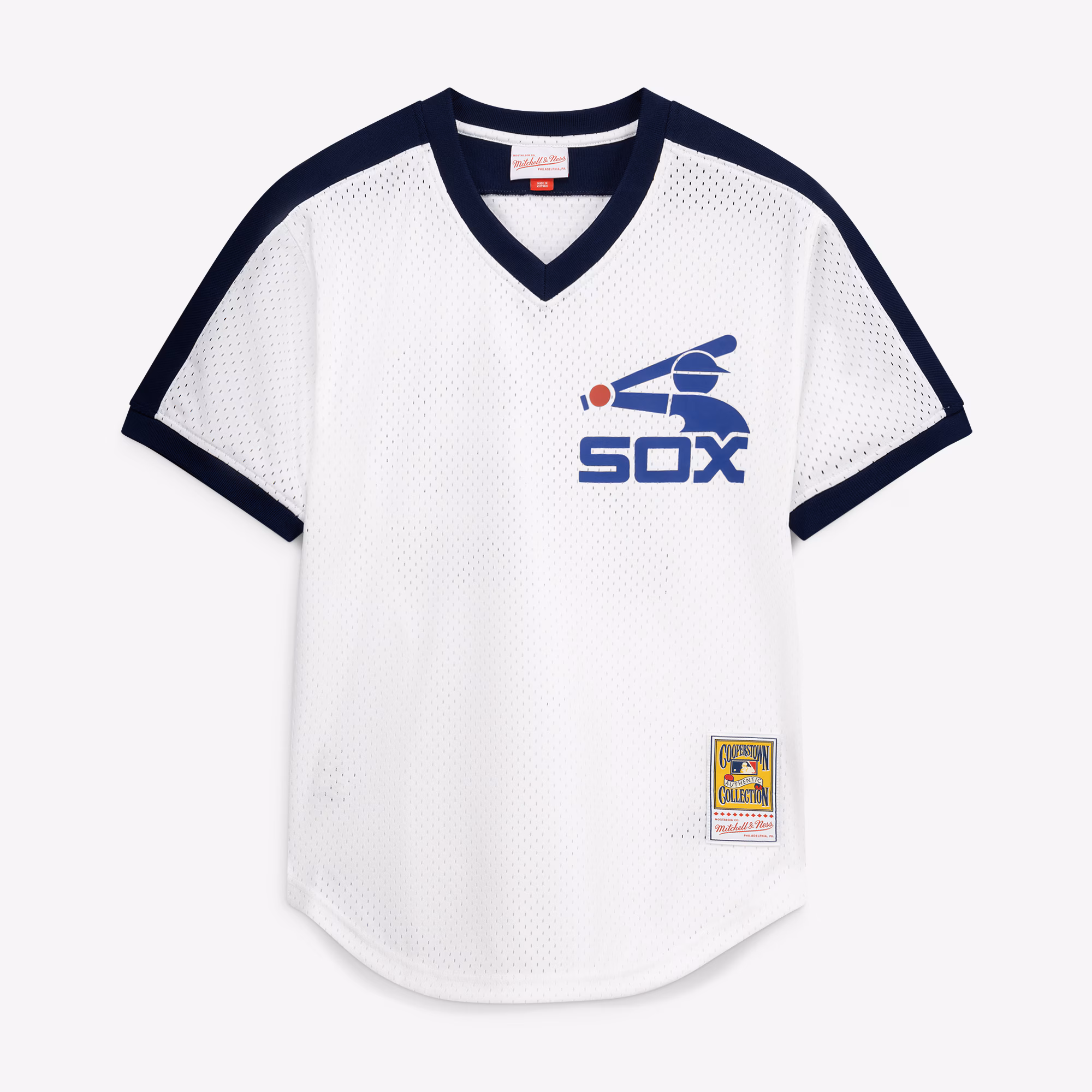 Carlton Fisk Chicago White Sox Mitchell & Ness Authentic Batting Practice Jersey - White