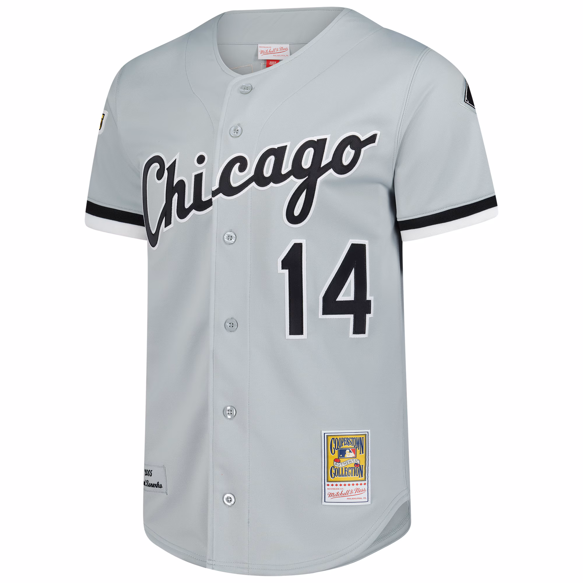 Paul Konerko Chicago White Sox Mitchell & Ness 2005 Cooperstown Collection Authentic Jersey - Gray